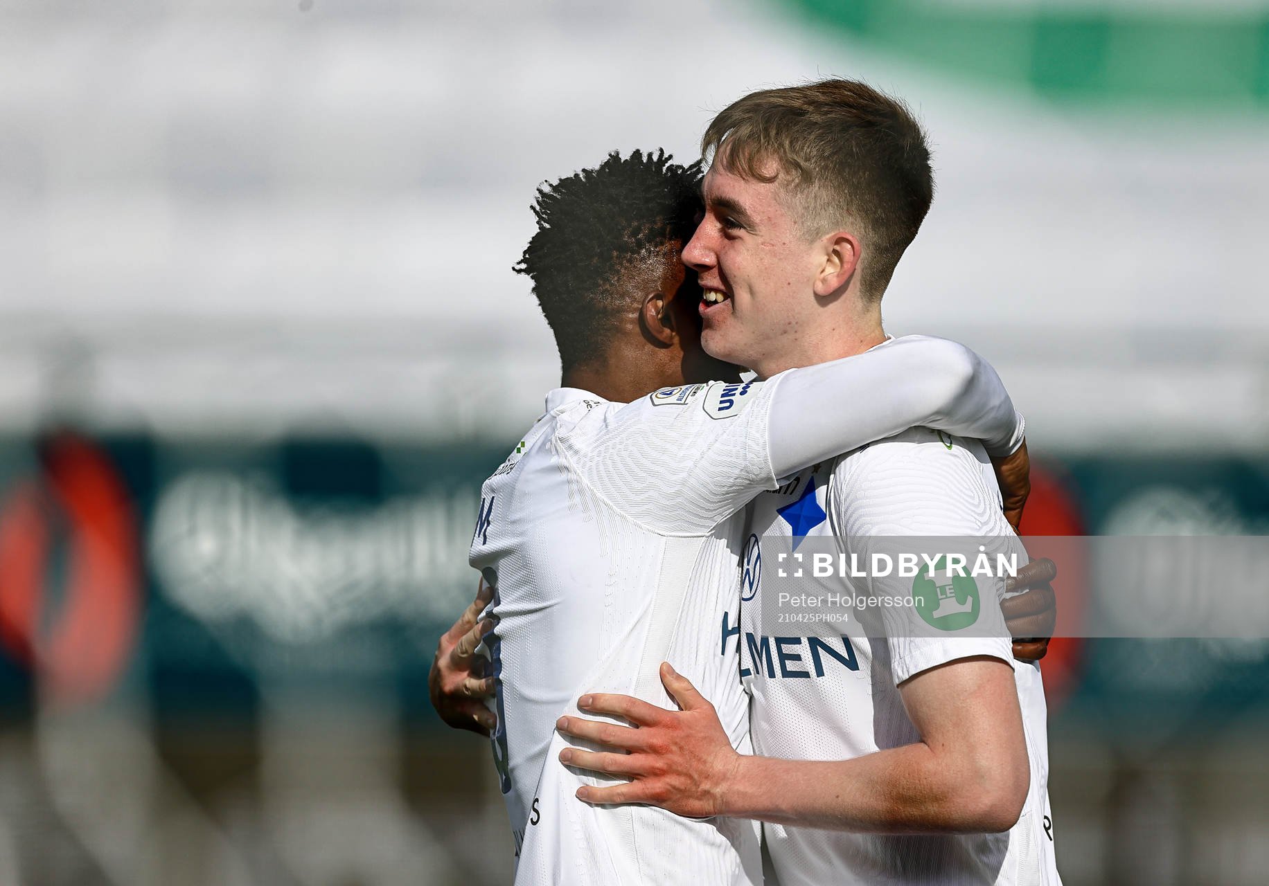 IFK Norrköpings Samuel Adegbenro och Isak Bergmann