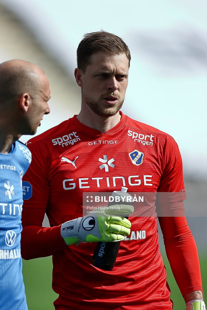 Halmstads målvakt Malkolm Nilsson Säfqvist