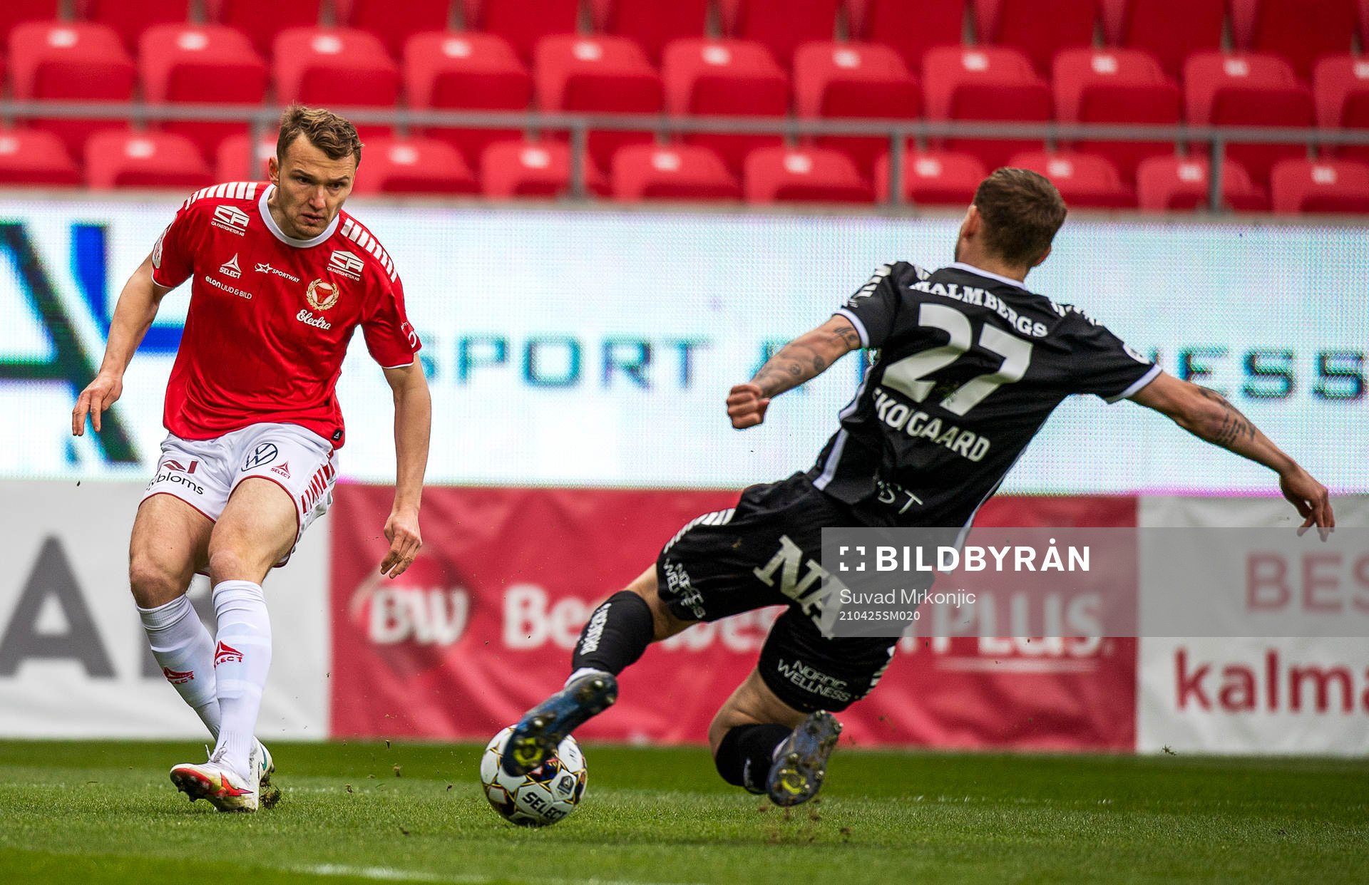Kalmars Piotr Johansson och Örebros Andreas Skovgaard