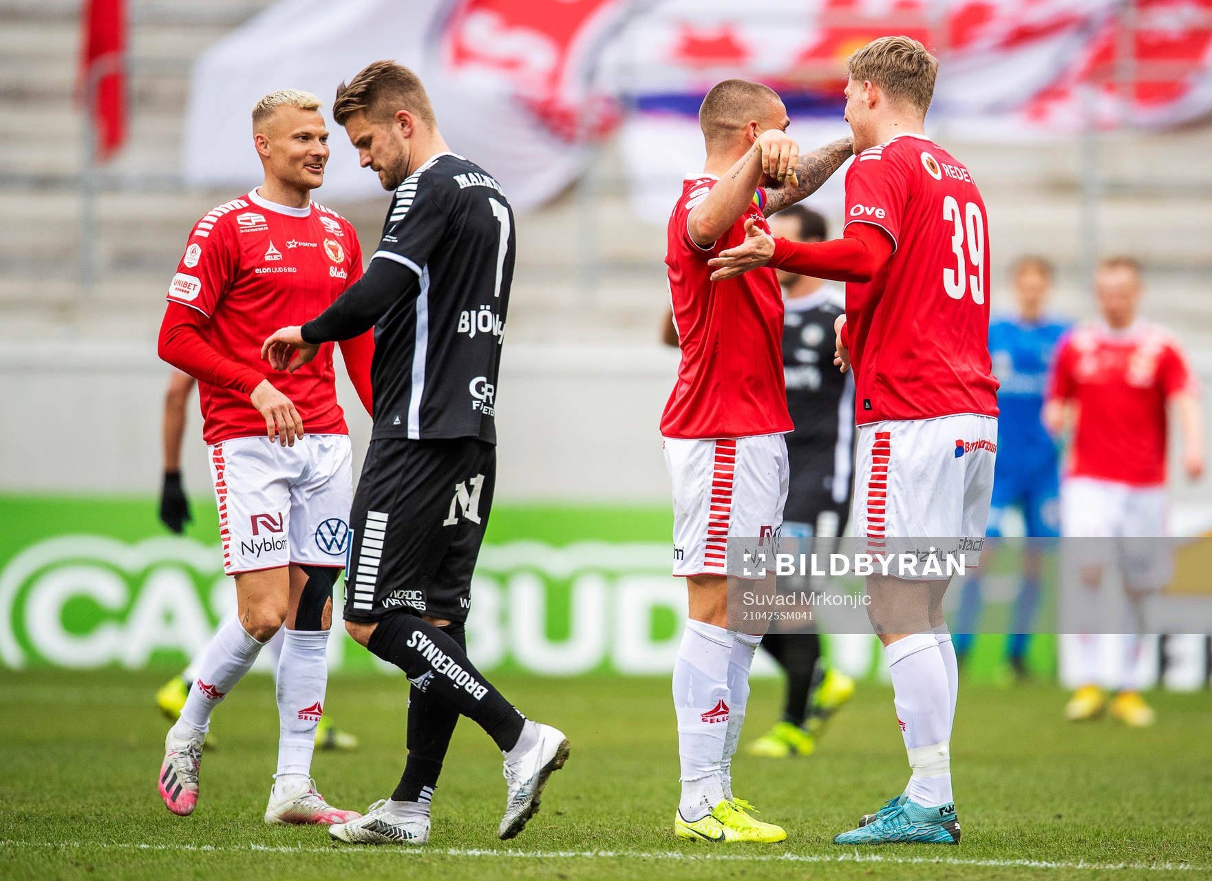 Kalmars Rasmus Sjöstedt, Douglas Bergqvist och Lars Saetra