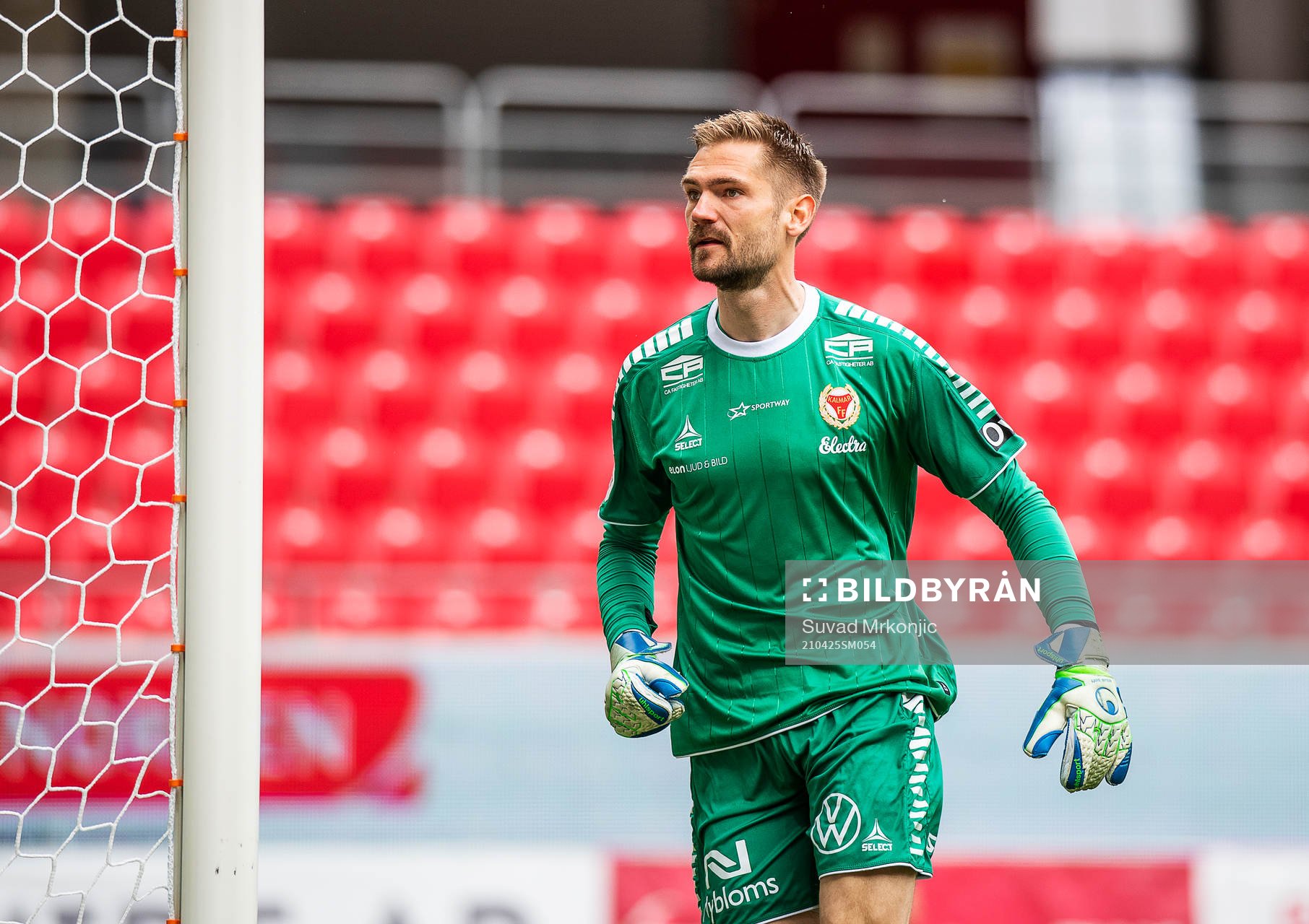Kalmars målvakt Lucas Hägg Johansson