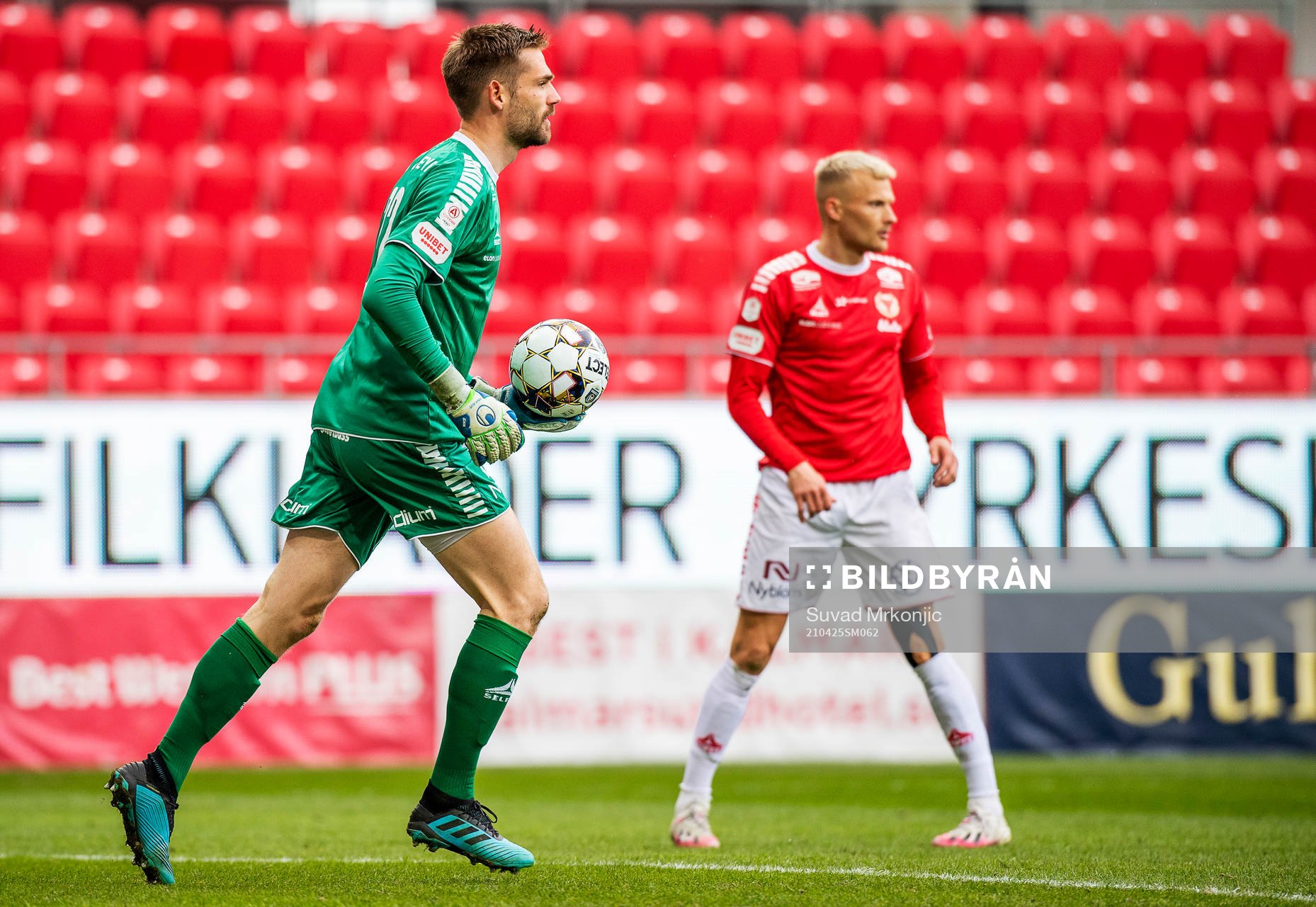 Kalmars målvakt Lucas Hägg Johansson