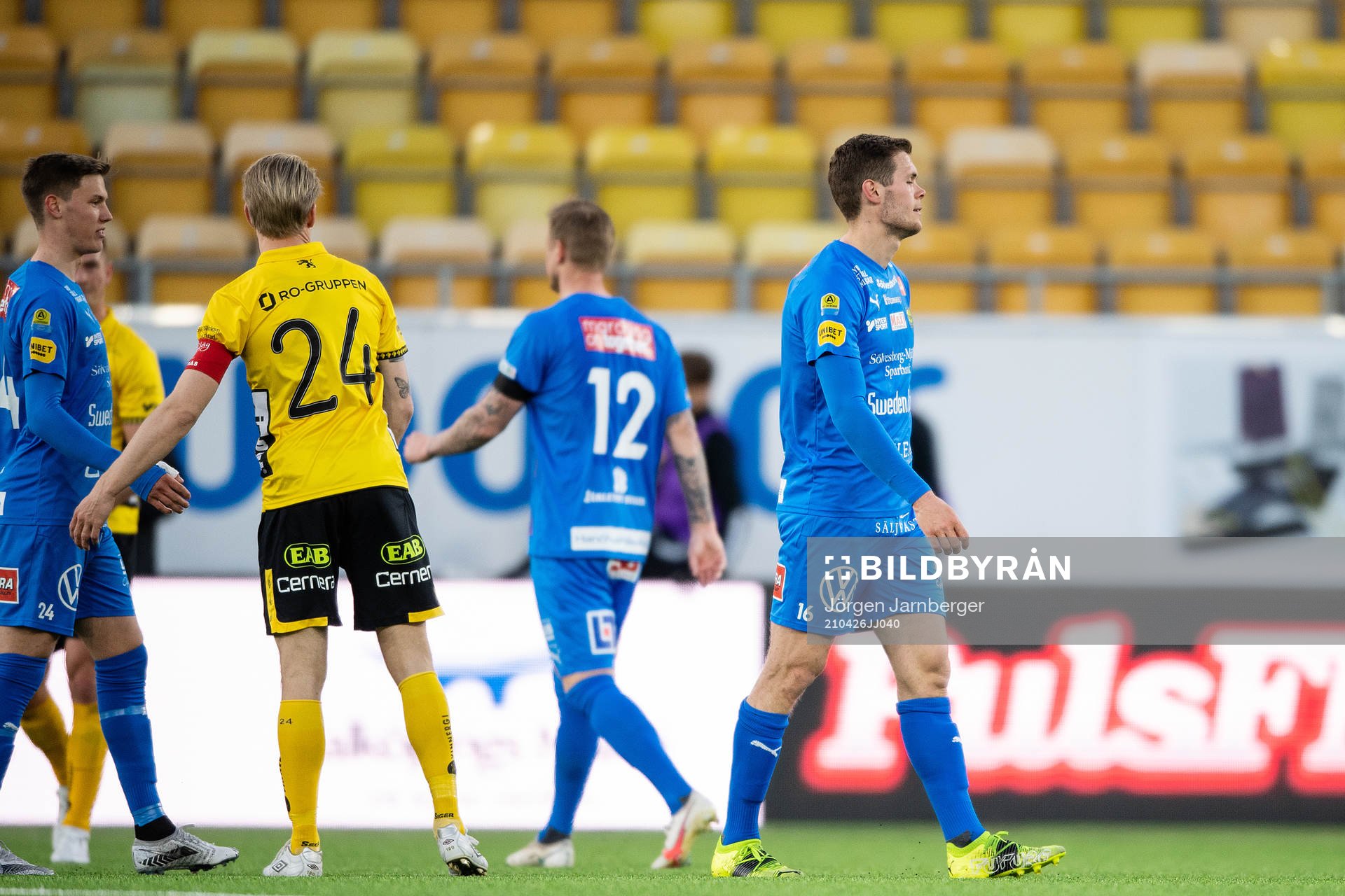 Mjällbys Jacob Bergström deppar