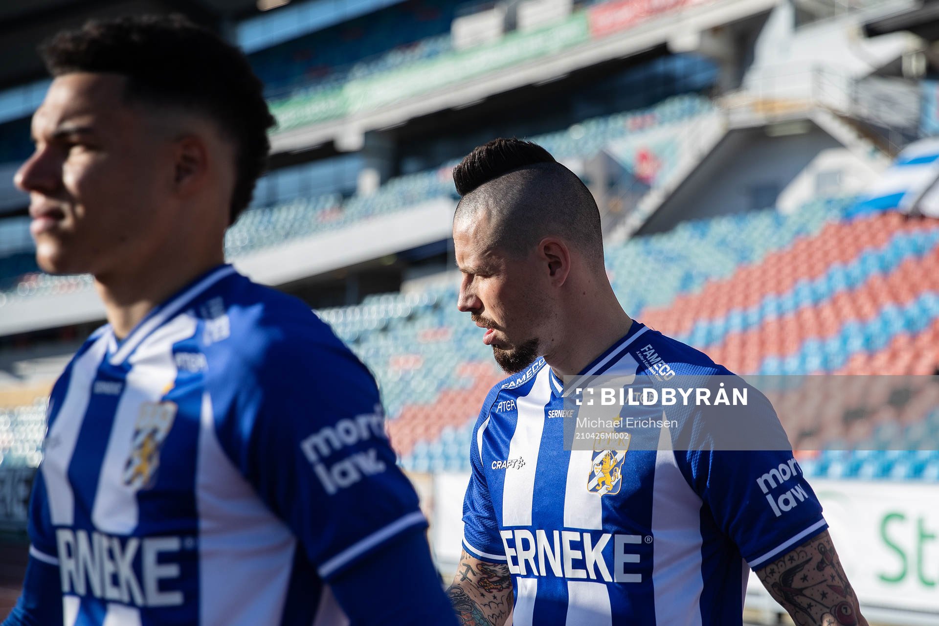 IFK Göteborgs Alexander Jallow och Marek Hamsik