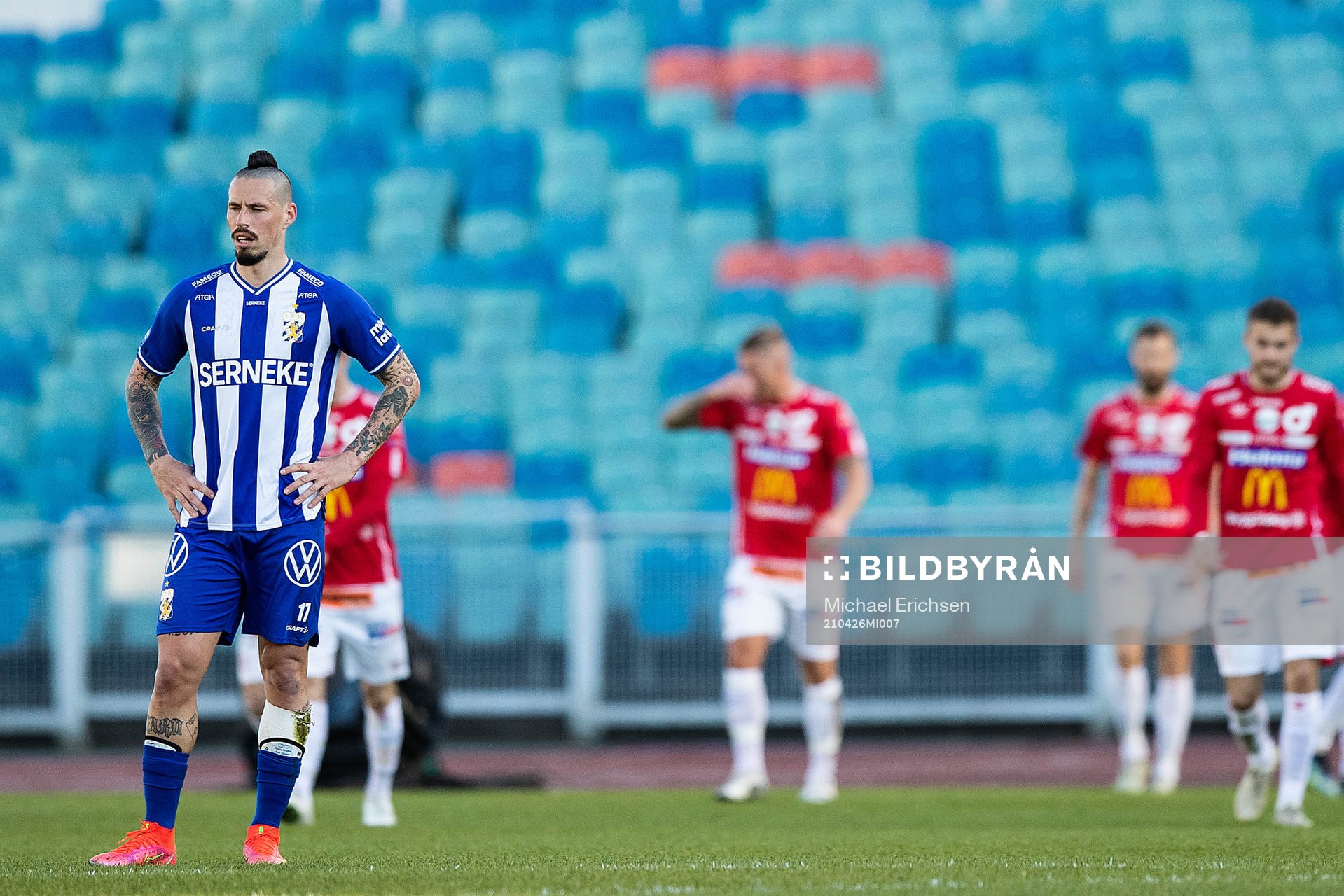 IFK Göteborgs Marek Hamsik deppar