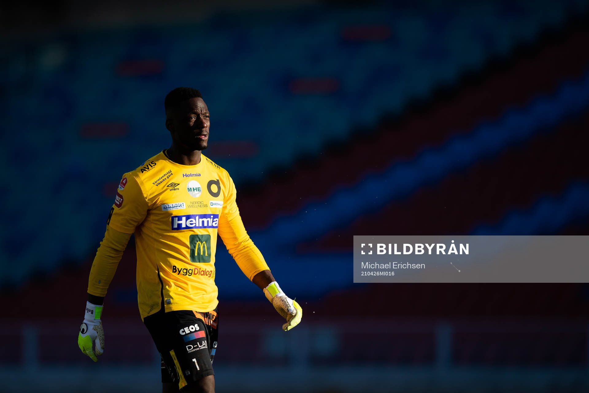 Degerfors målvakt Ismael Diawara