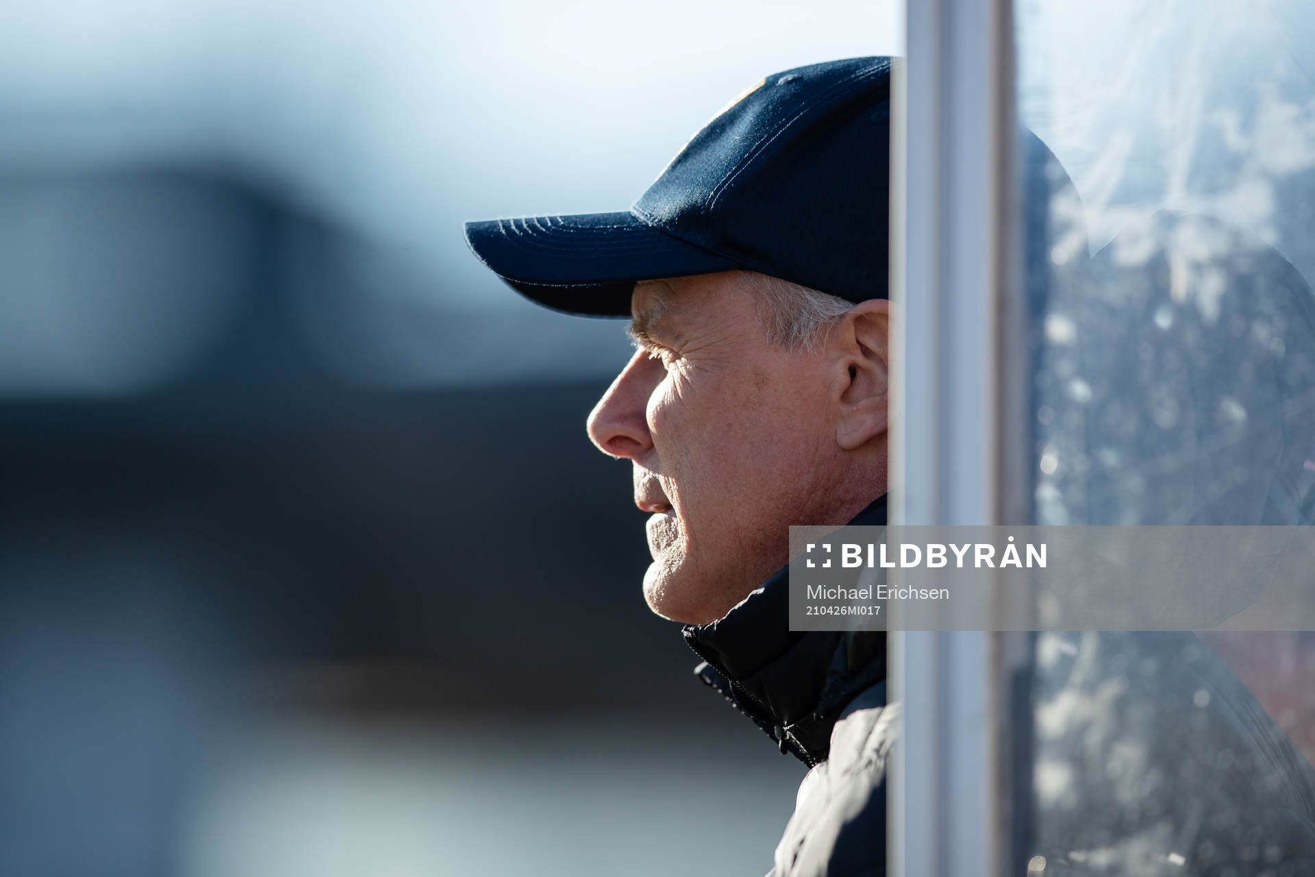 IFK Göteborgs tränare Roland Nilsson innan fotbollsmatchen i Allsvenskan mellan IFK Göteborg och Degerfors den 26 april 2021 i Göteborg.