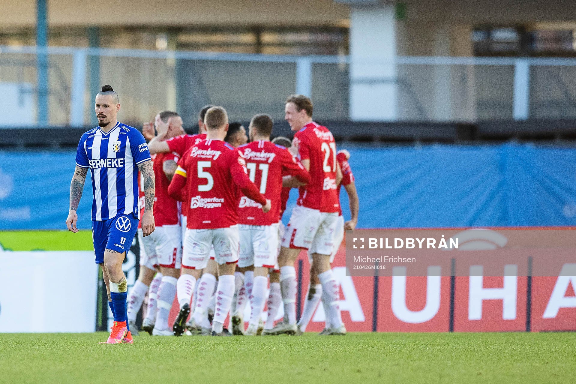 Degerfors Johan Bertilsson jublar