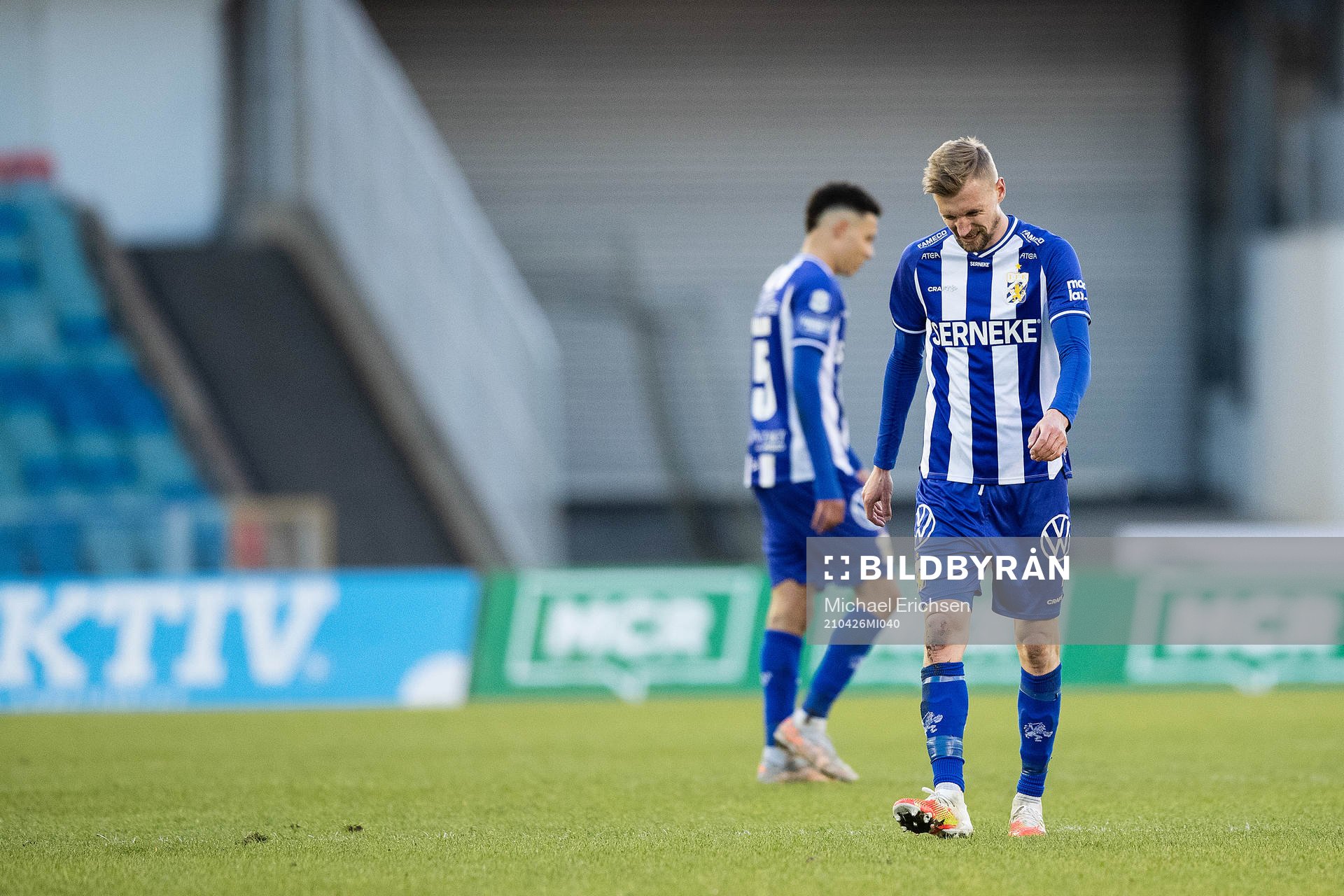 IFK Göteborgs Sebastian Eriksson deppar