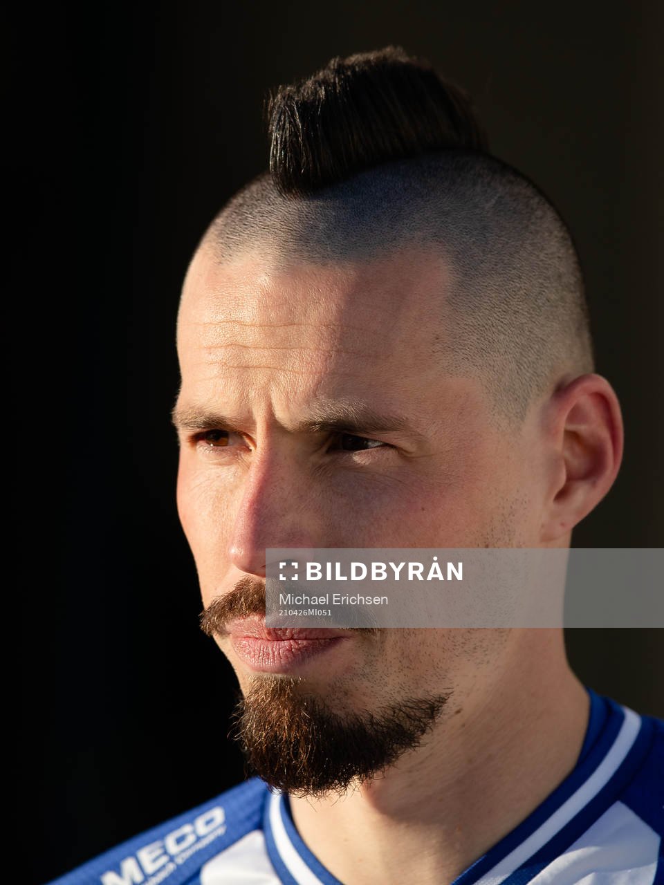 IFK Göteborgs Marek Hamsik på väg ut till andra halvleken av fotbollsmatchen i Allsvenskan mellan IFK Göteborg och Degerfors den 26 april 2021 i Göteborg.
