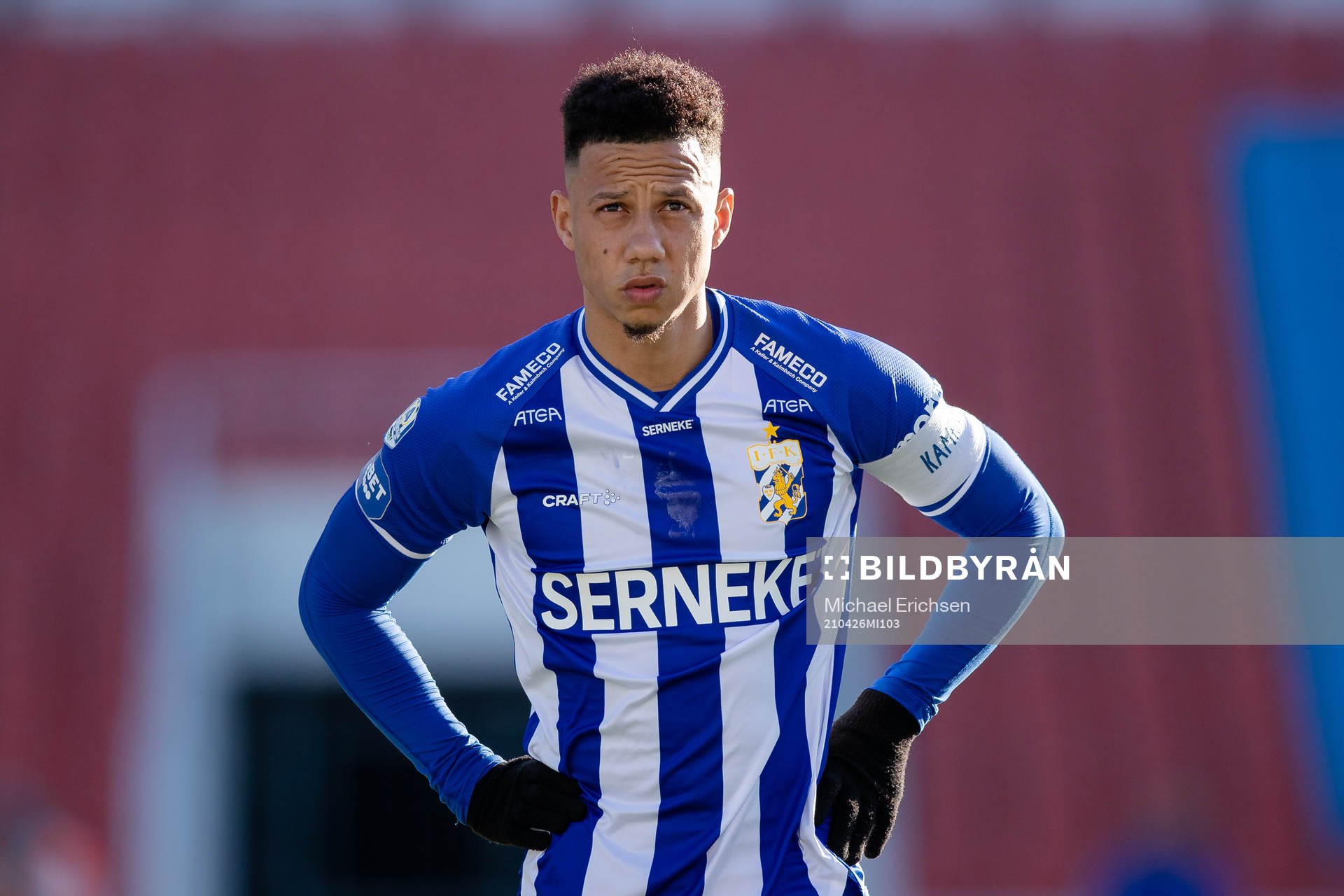 IFK Göteborgs Tobias Sana på line up innan