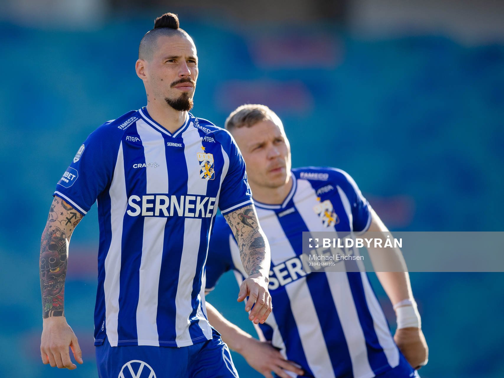 IFK Göteborgs Marek Hamsik och Kolbeinn Sigthorsson på