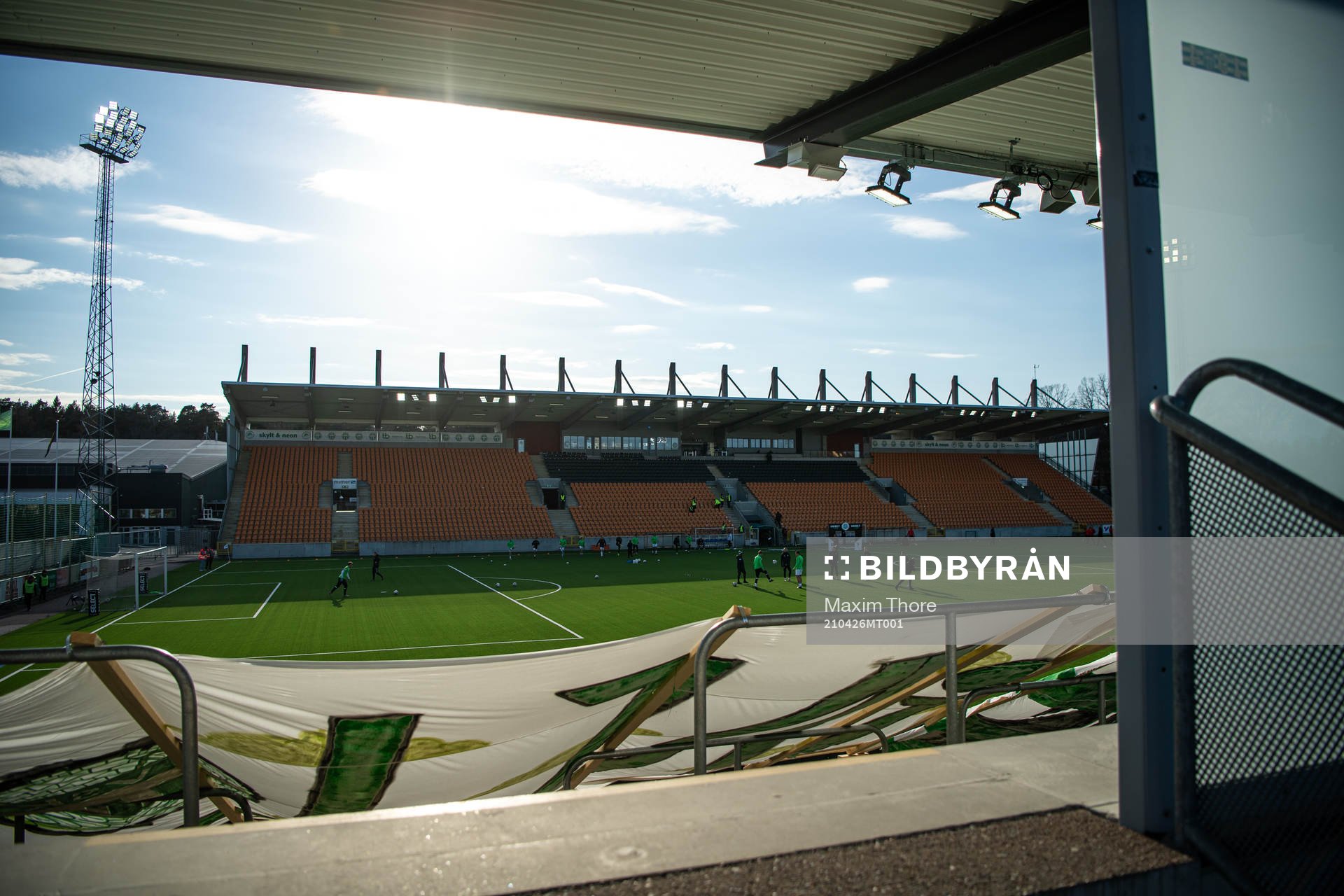 Vy över Iver Arena