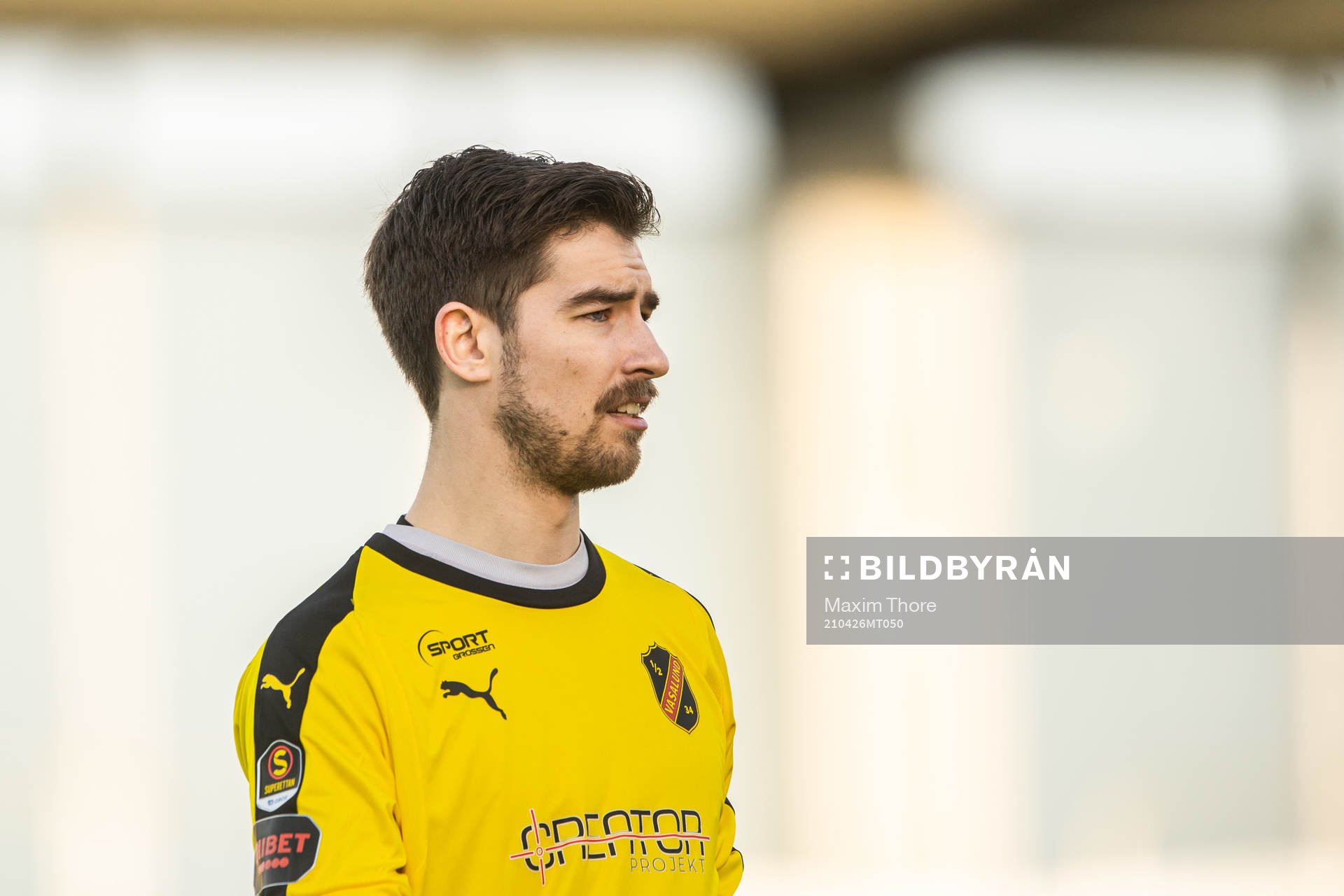Vasalunds målvakt Filip Anger