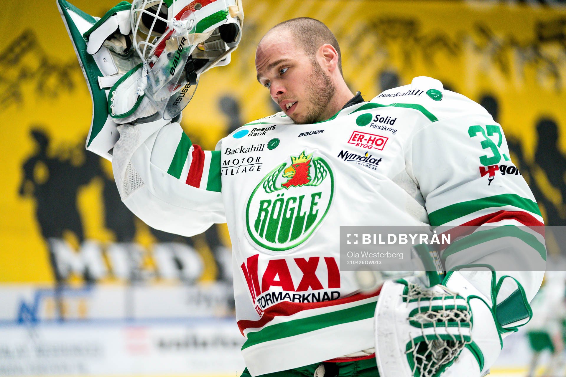 Rögles målvakt Johan Gustafsson