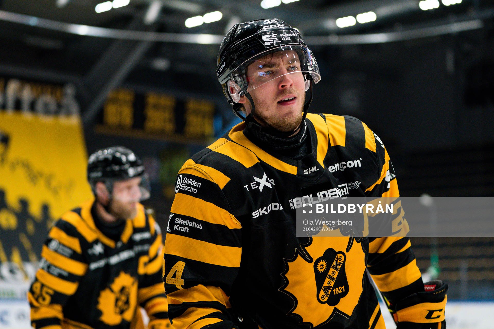 Skellefteås Andreas Wingerli jublar