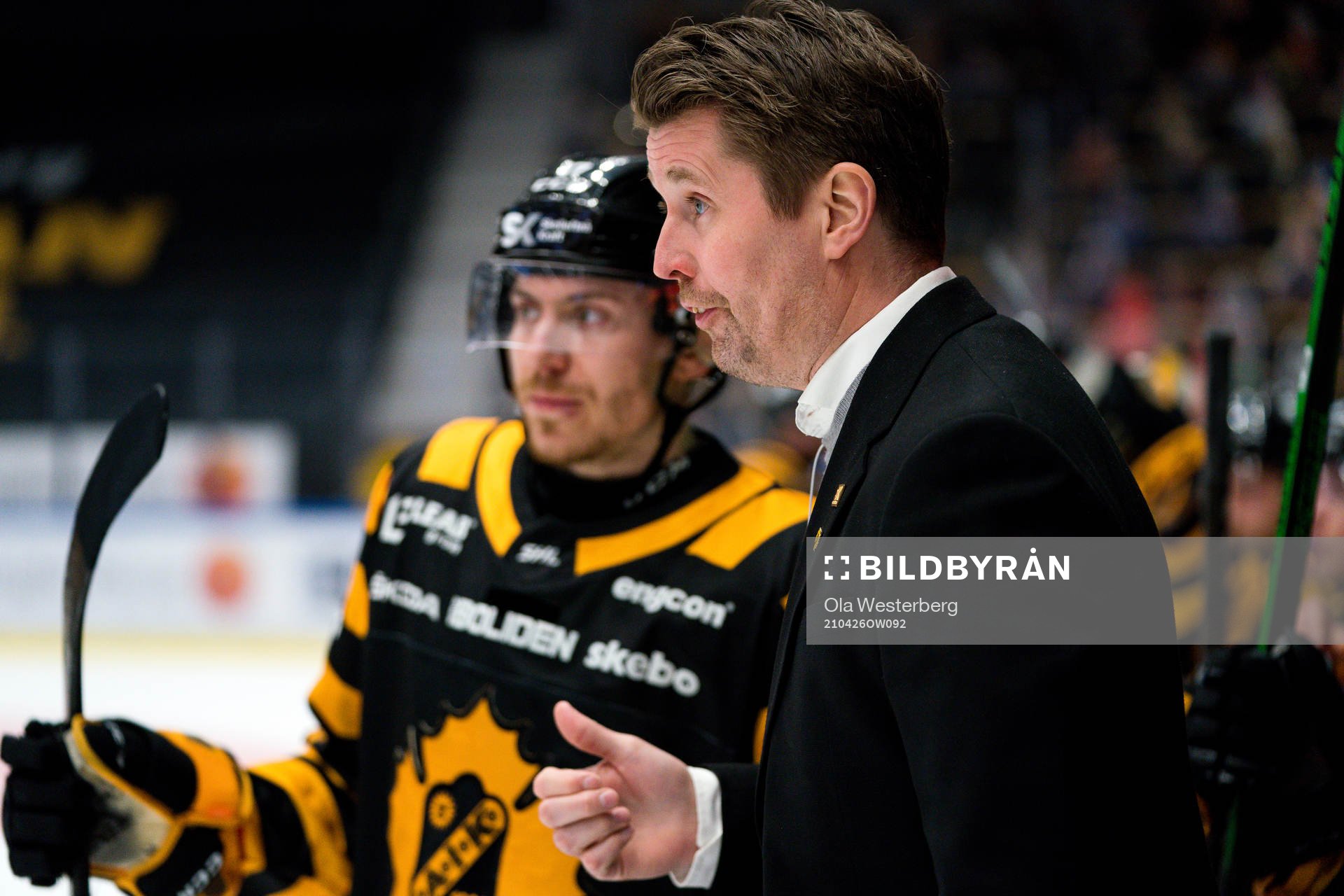 Skellefteås tränare Stefan Klockare