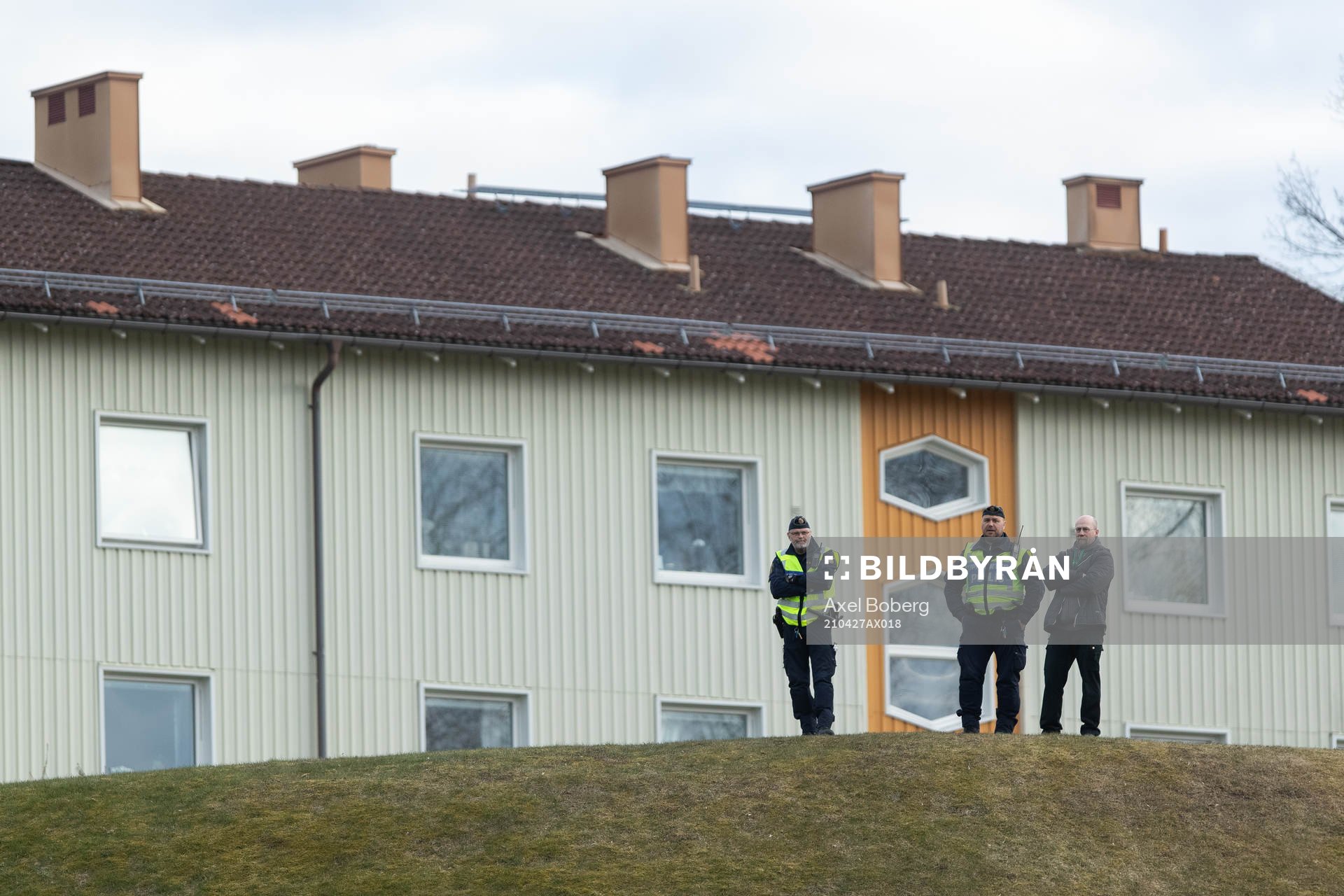 Poliser på en kulle