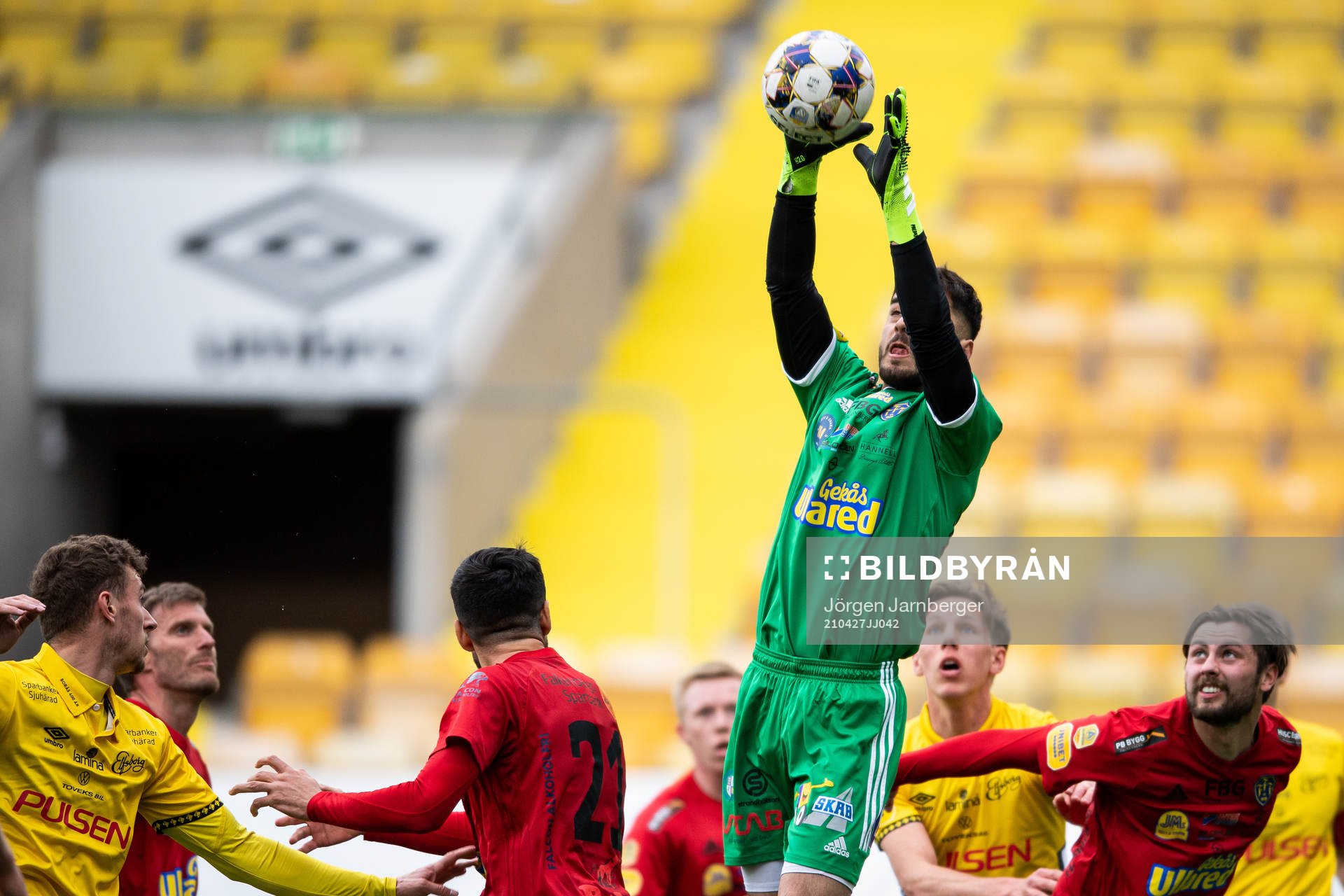 Falkenbergs målvakt Nadeem Omar