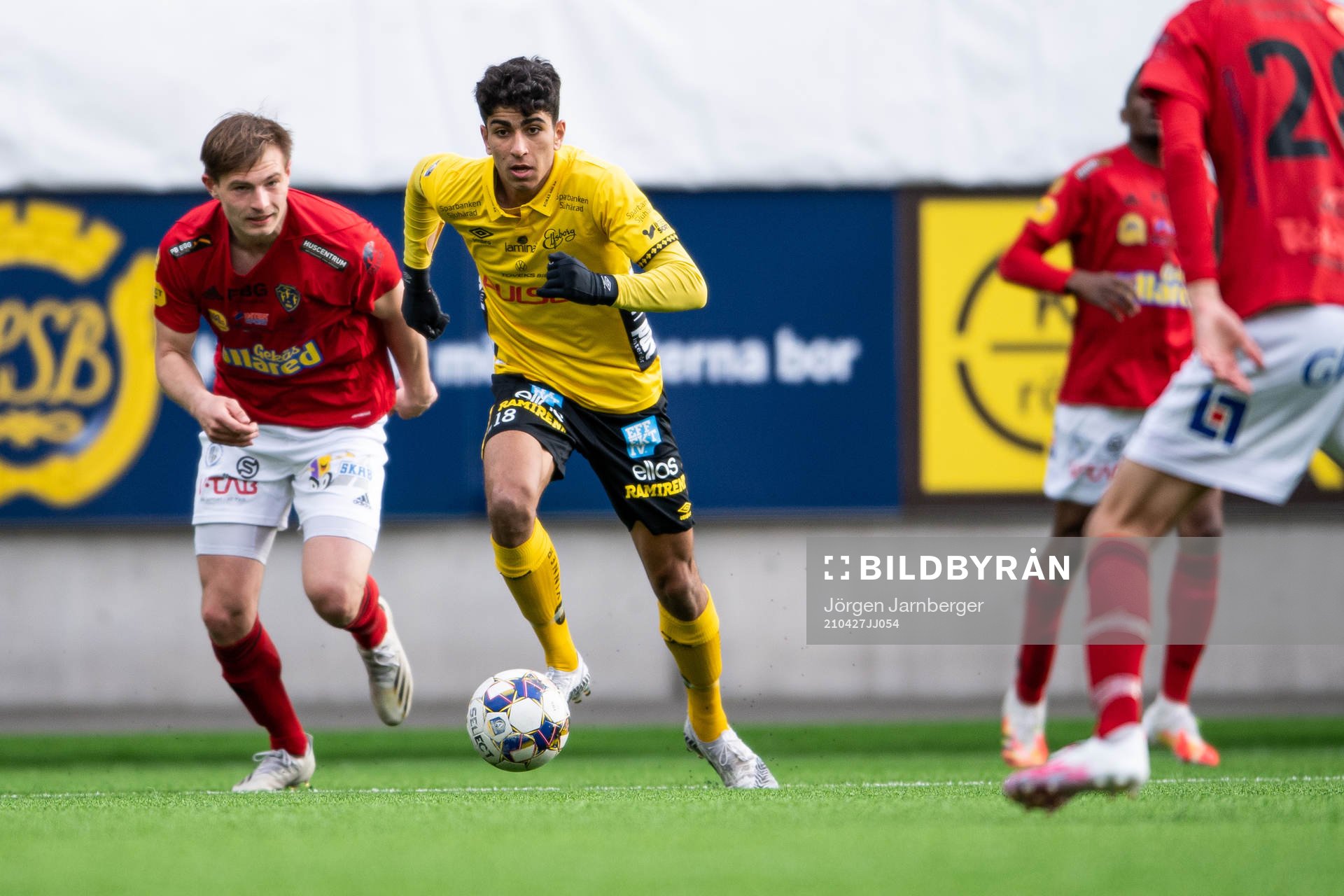 Falkenbergs Linus Dahl och Elfsborgs Ahmed Qasem