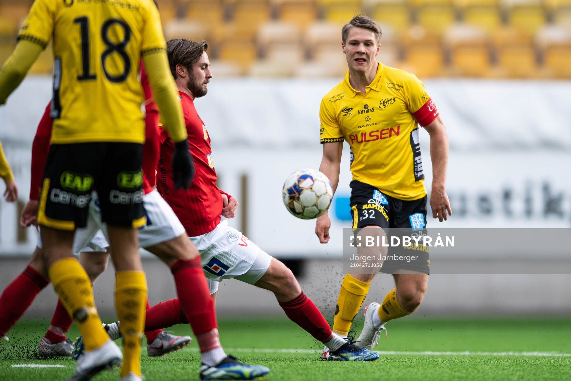 Elfsborgs Gustav Broman och Falkenbergs Axel Norén