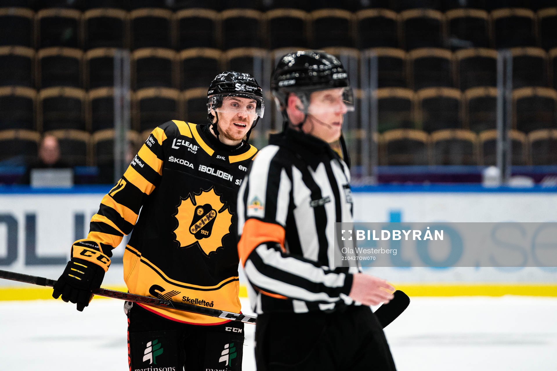 Skellefteås Pär Lindholm reagerar