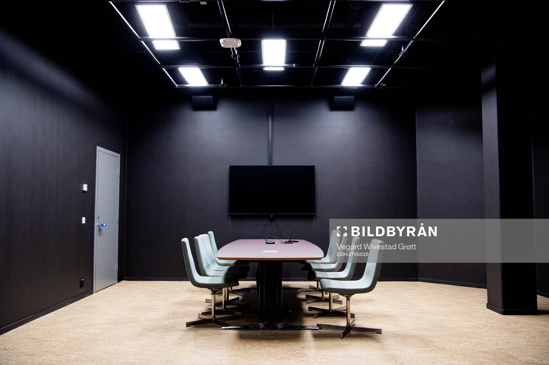 General interior view of the home team meeting room at