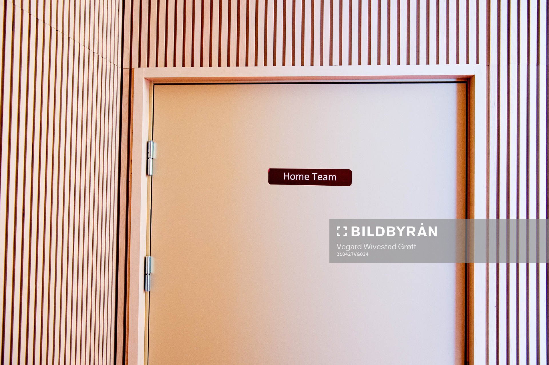 General interior view of the home team dressing room at