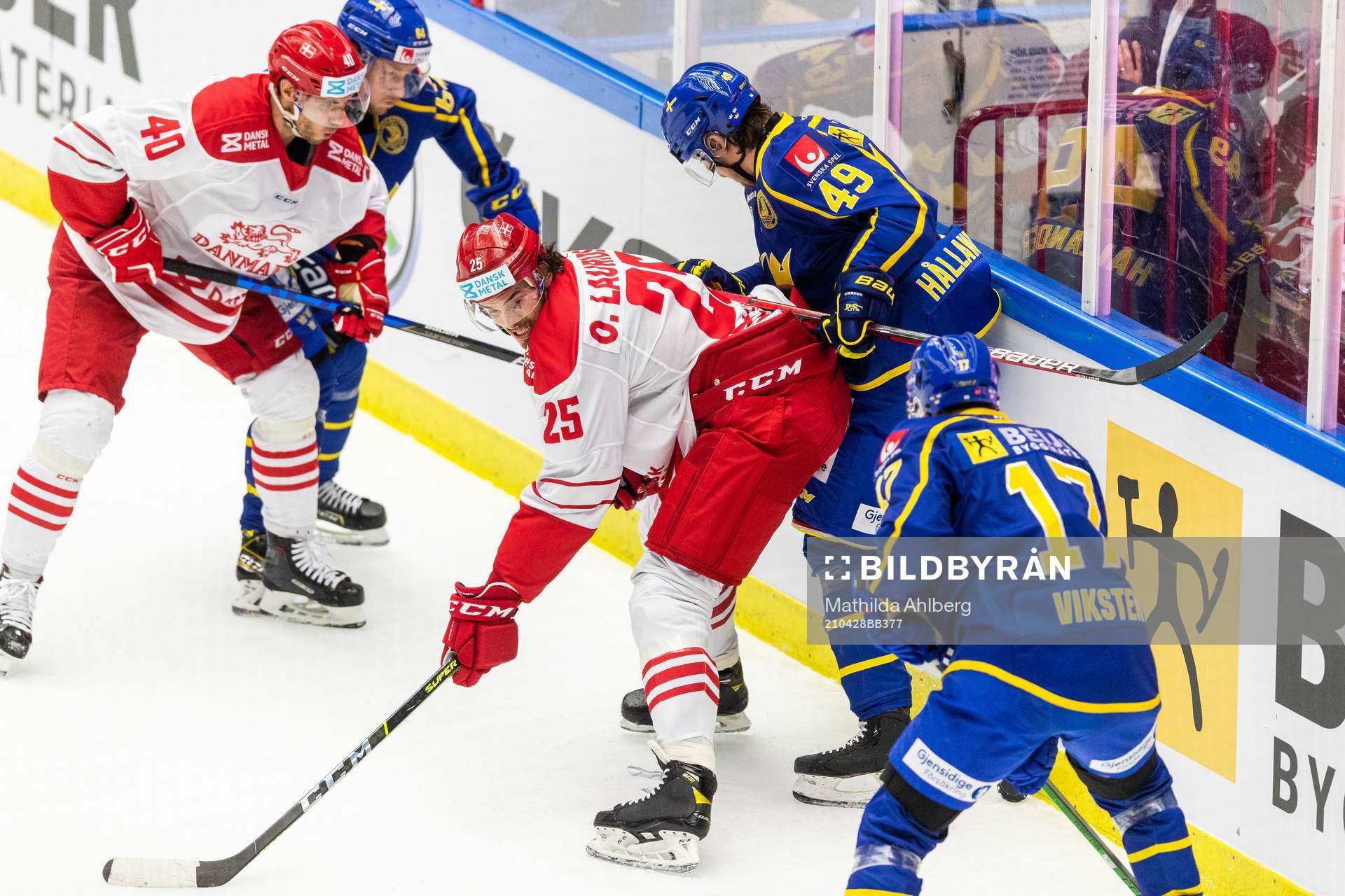 Danmarks Oliver Lauridsen och Sveriges Filip Hållander