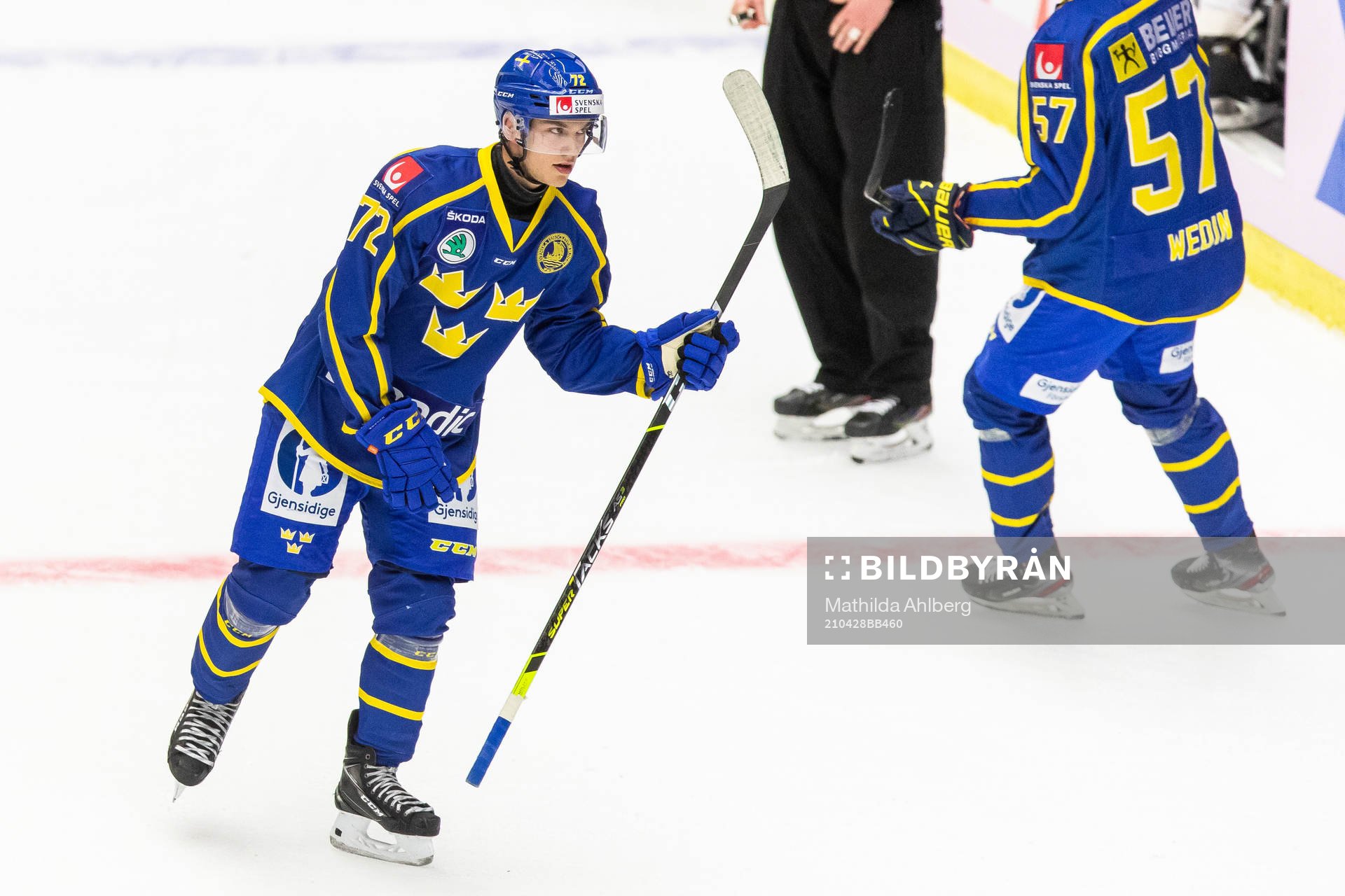 Sveriges William Eklund jublar