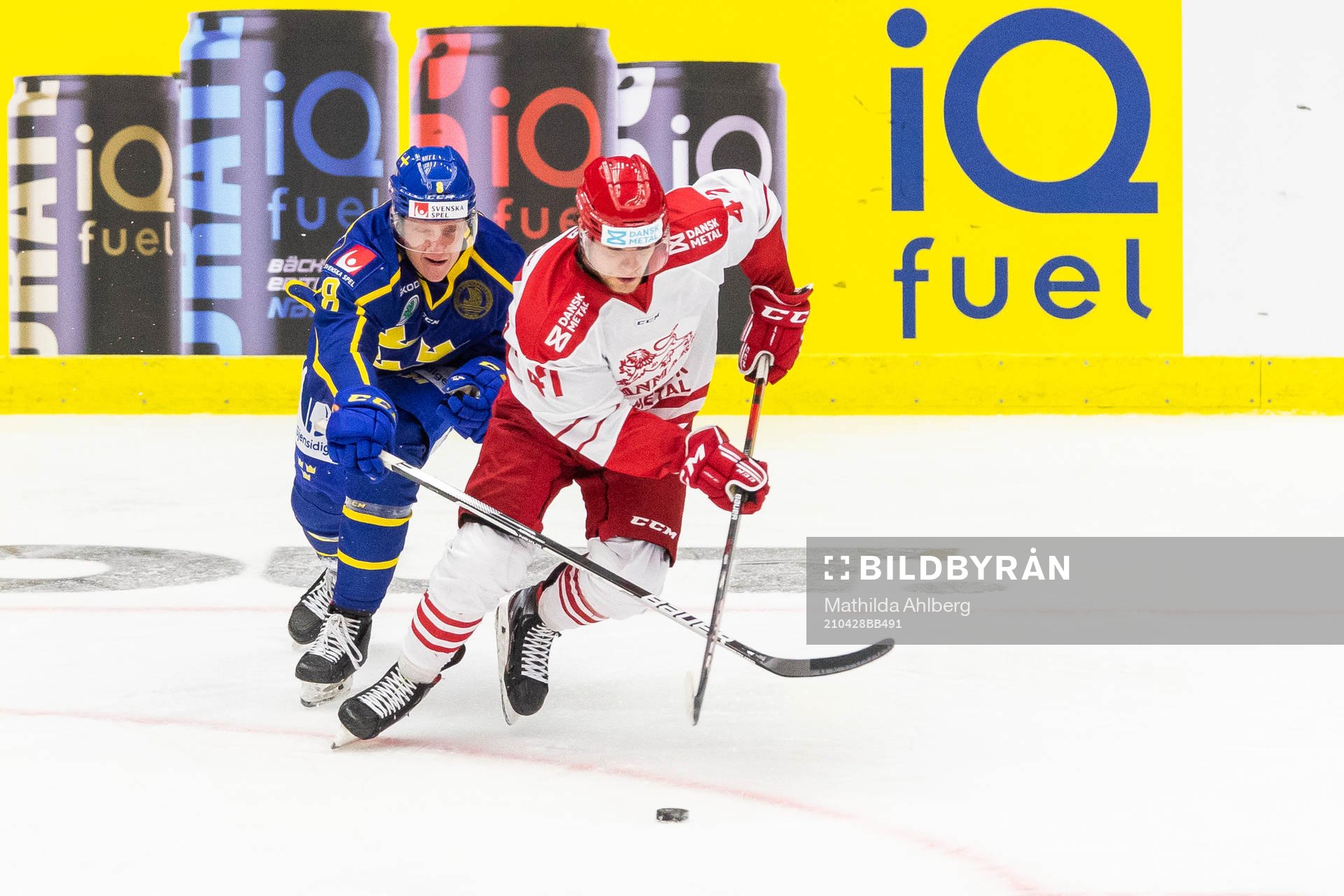 Sveriges Fredrik Olofsson och Danmarks Jesper Jensen Aabo