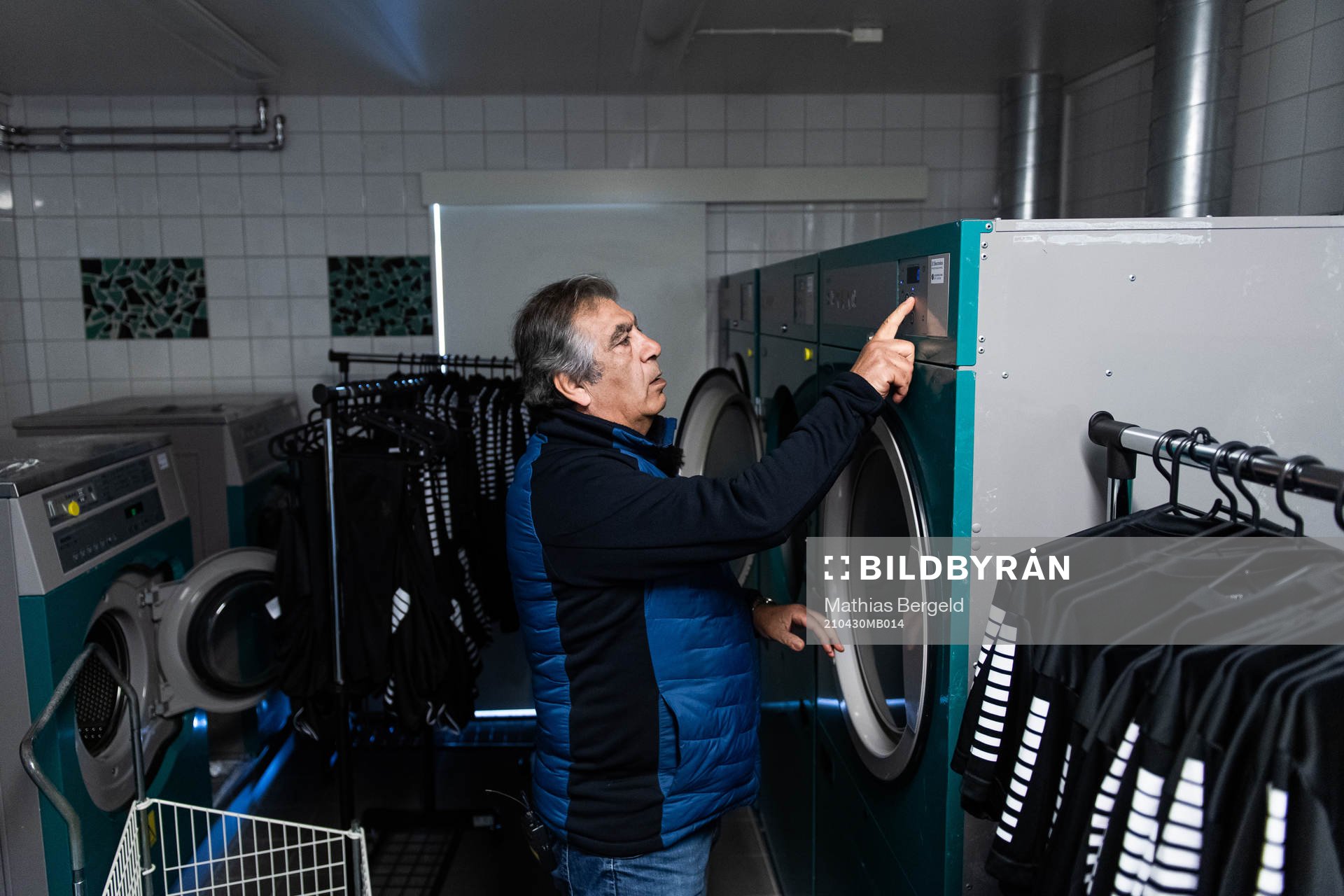 GAIS materialförvaltare Davod ”Amo” Rahimi i