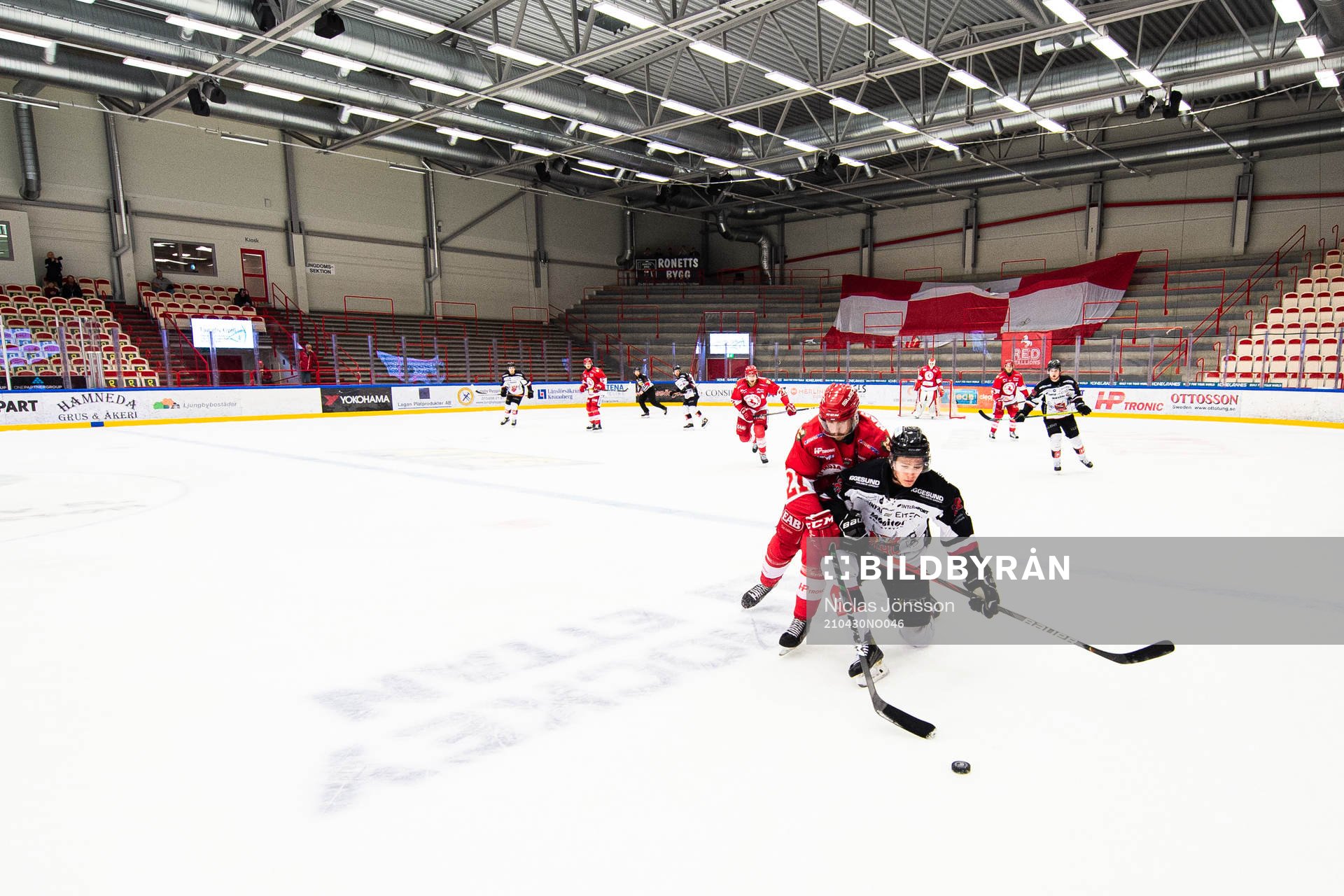 Troja/Ljungbys Karl Olofsson och Hudiksvalls Christoffer
