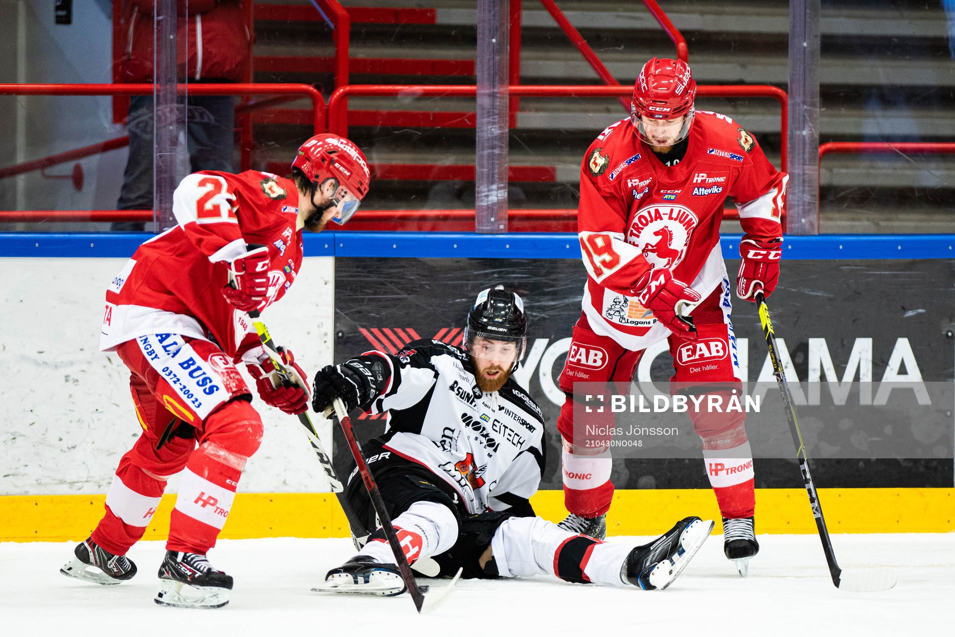 Troja/Ljungbys William Romfors och Victor Romfors mot