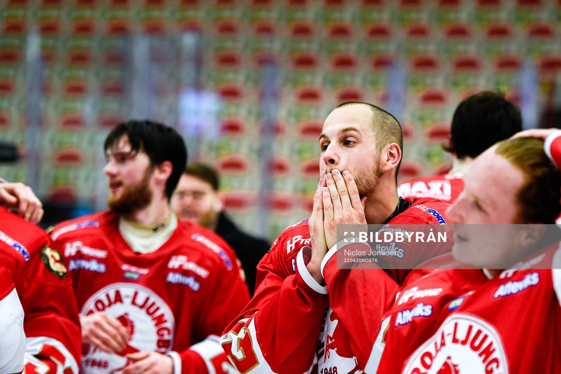 Troja/Ljungbys Karl Olofsson jublar