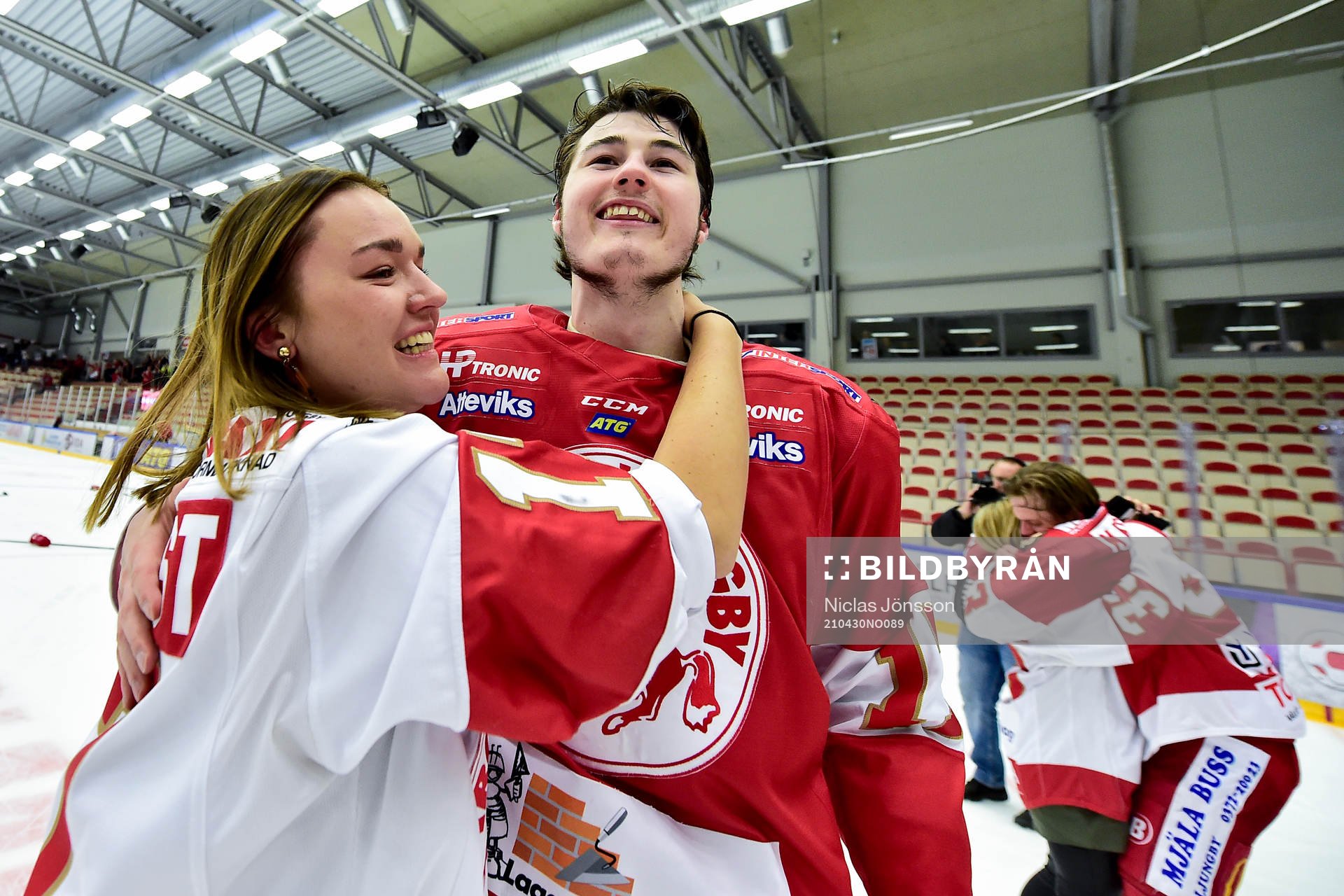 Troja/Ljungbys  Noa Lindqvist-Muci jublar