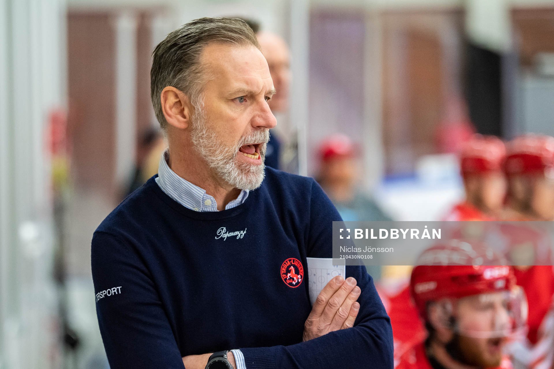 Troja/Ljungbys assisterande tränare Johan Benker