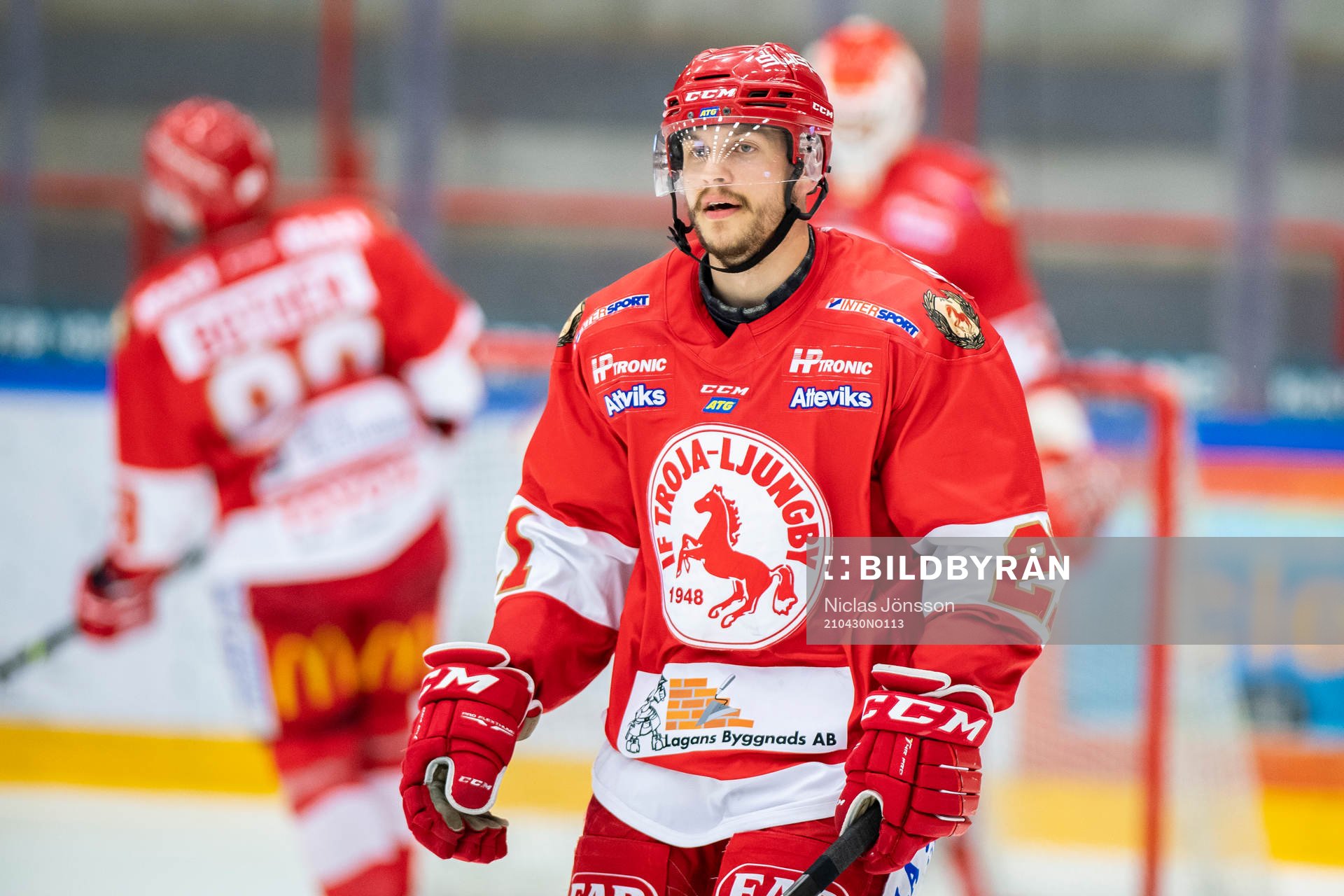Troja/Ljungbys Karl Olofsson deppar