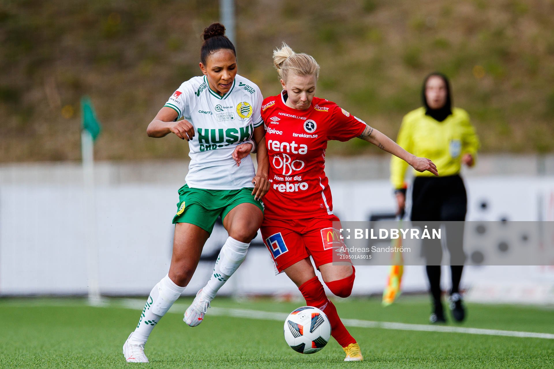 Hammarbys Madelen Janogy och Örebros Nathalie Hoff Persson