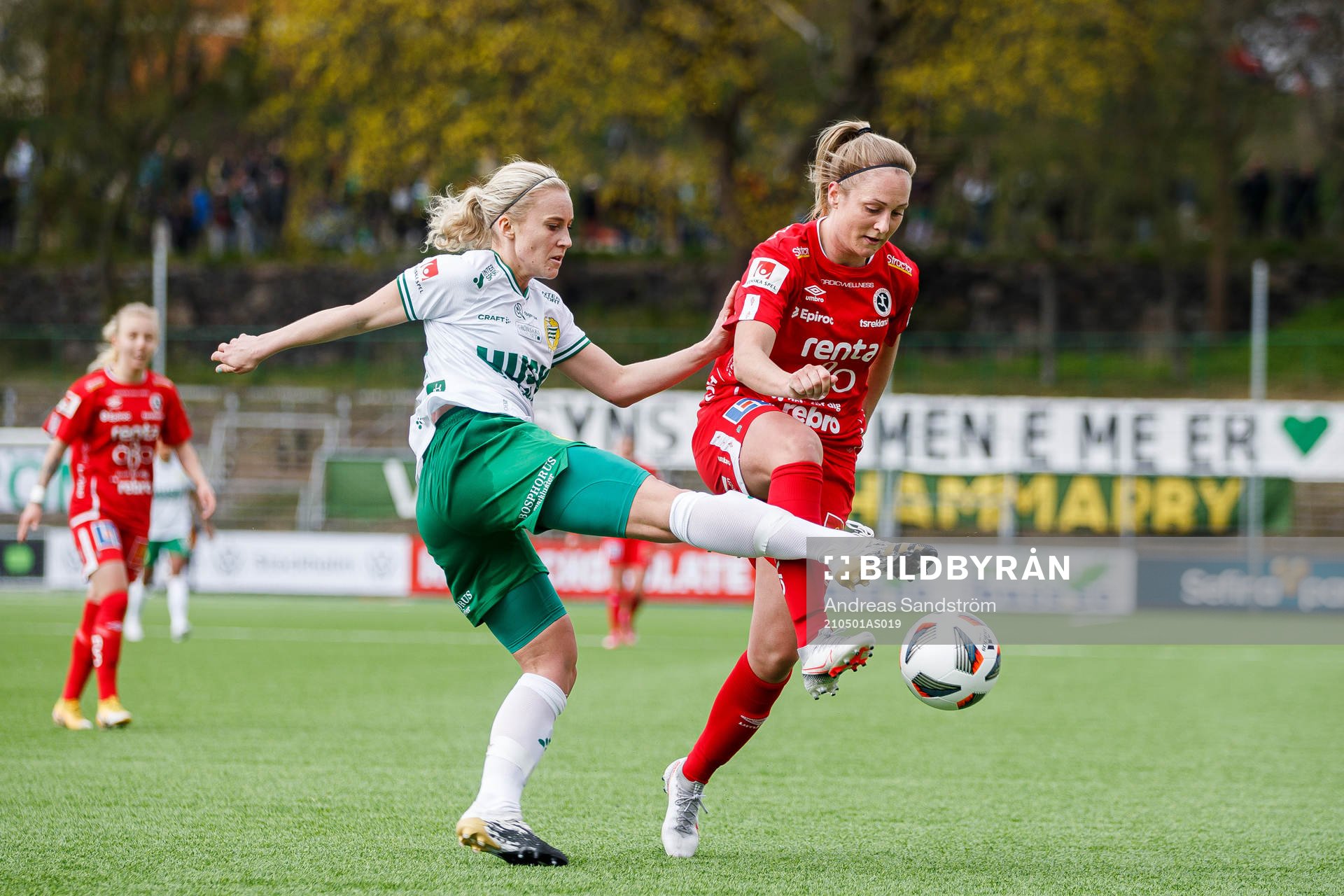 Hammarbys Hanna Lundkvist och Örebros Karin Lundin