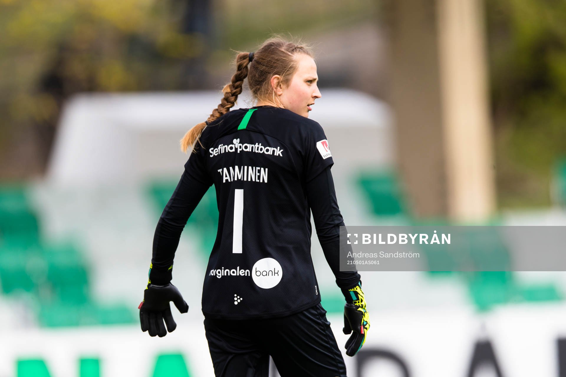 Hammarbys målvakt Anna Tamminen