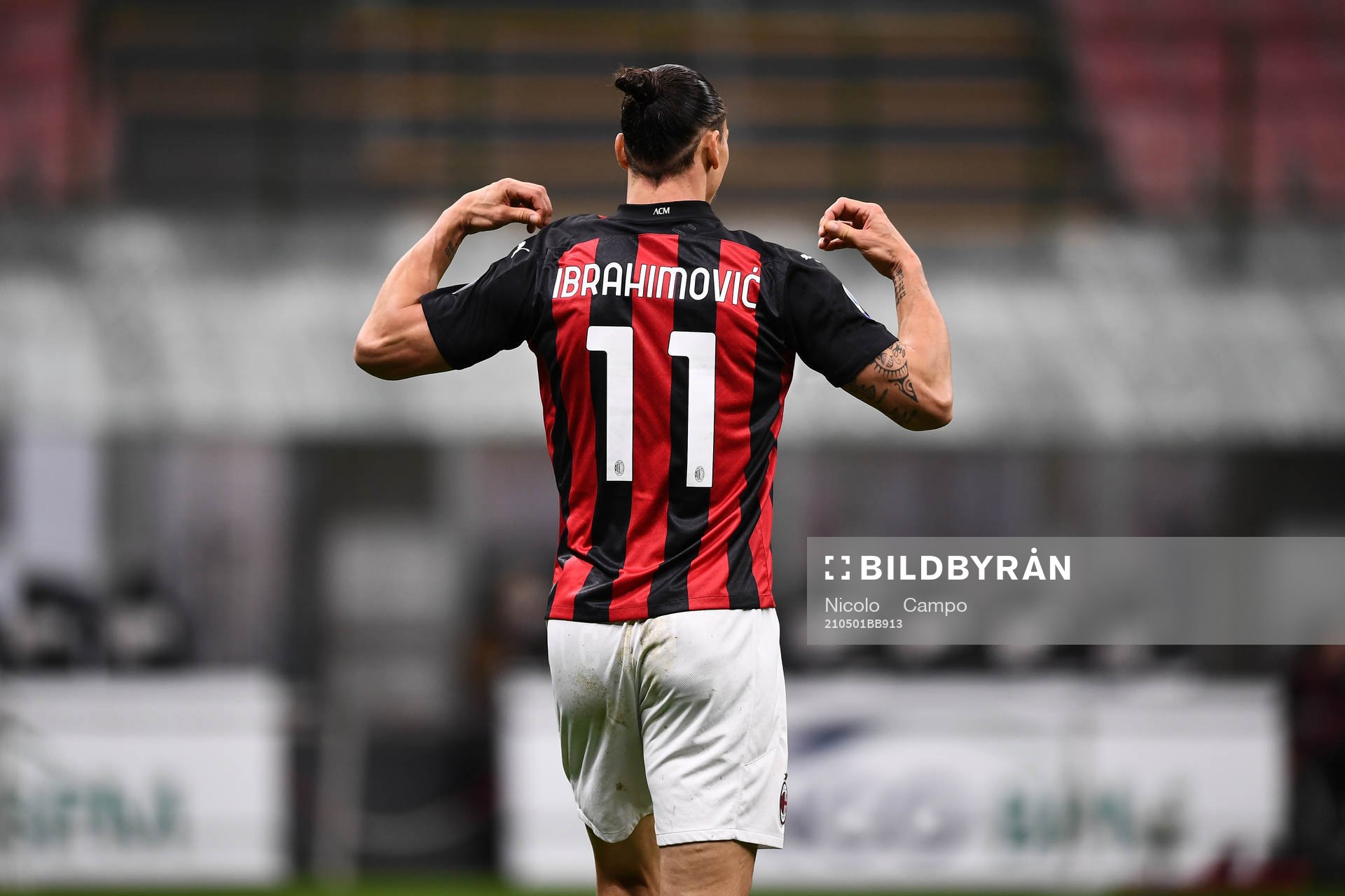 Zlatan Ibrahimovic of Milan