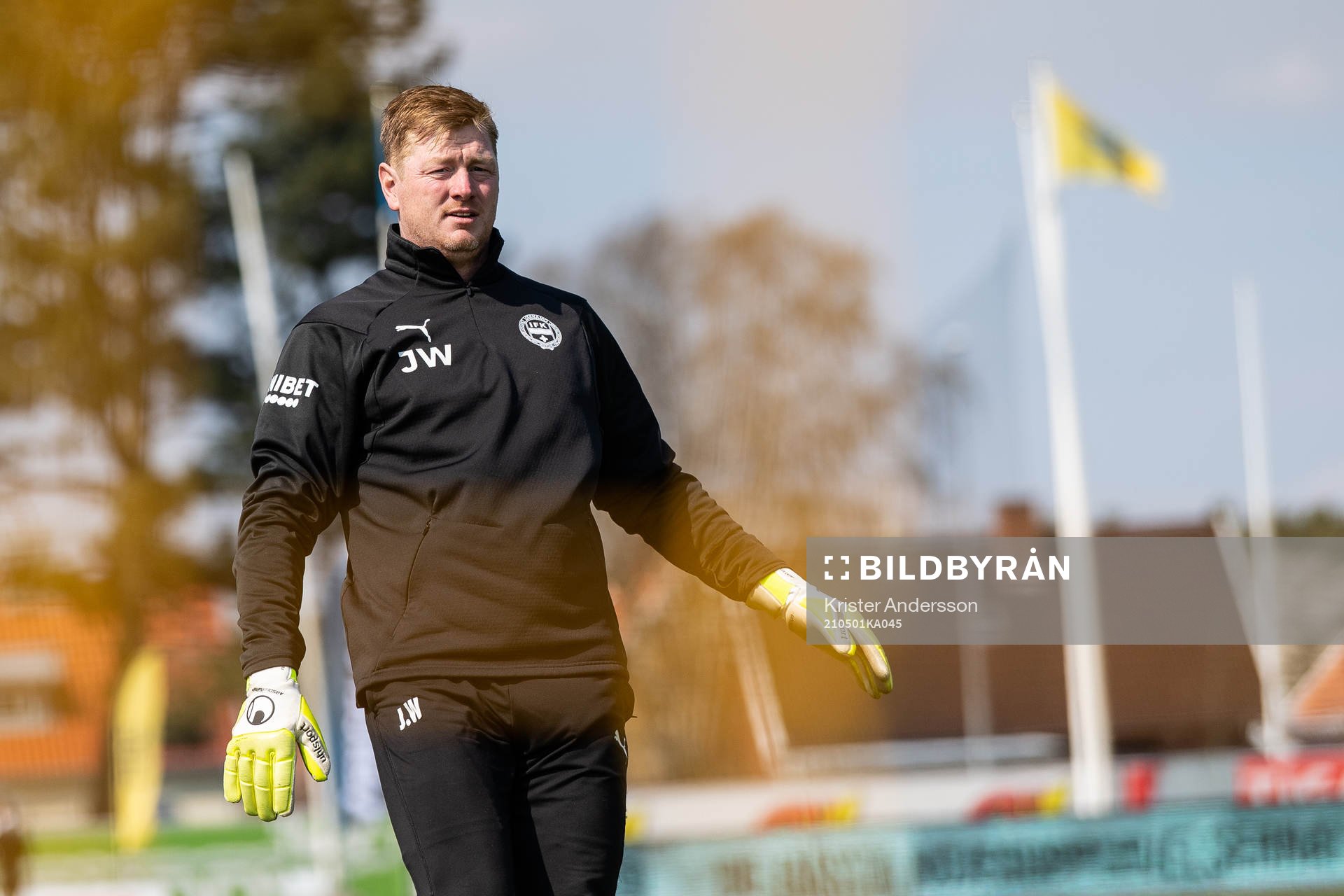 Värnamos målvaktstränare Joakim Wulff