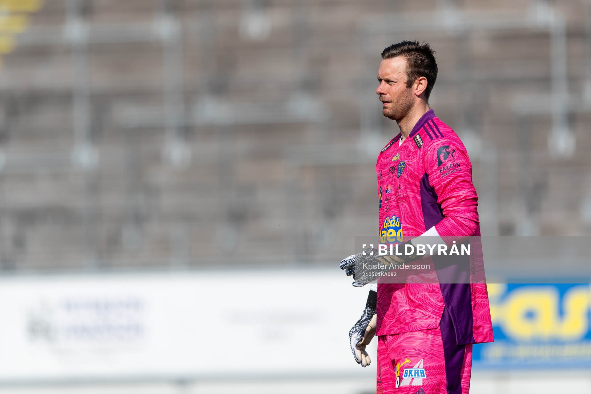 Falkenbergs målvakt Viktor Noring