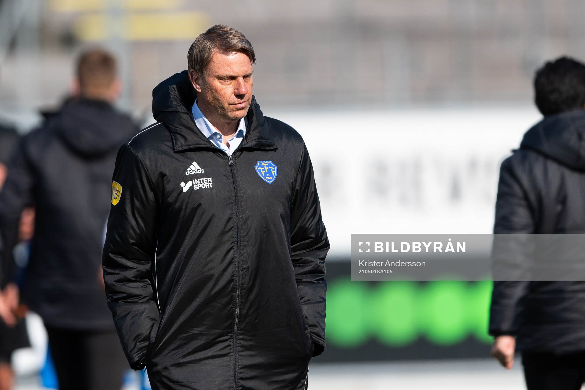 Falkenbergs tränare Hans Eklund