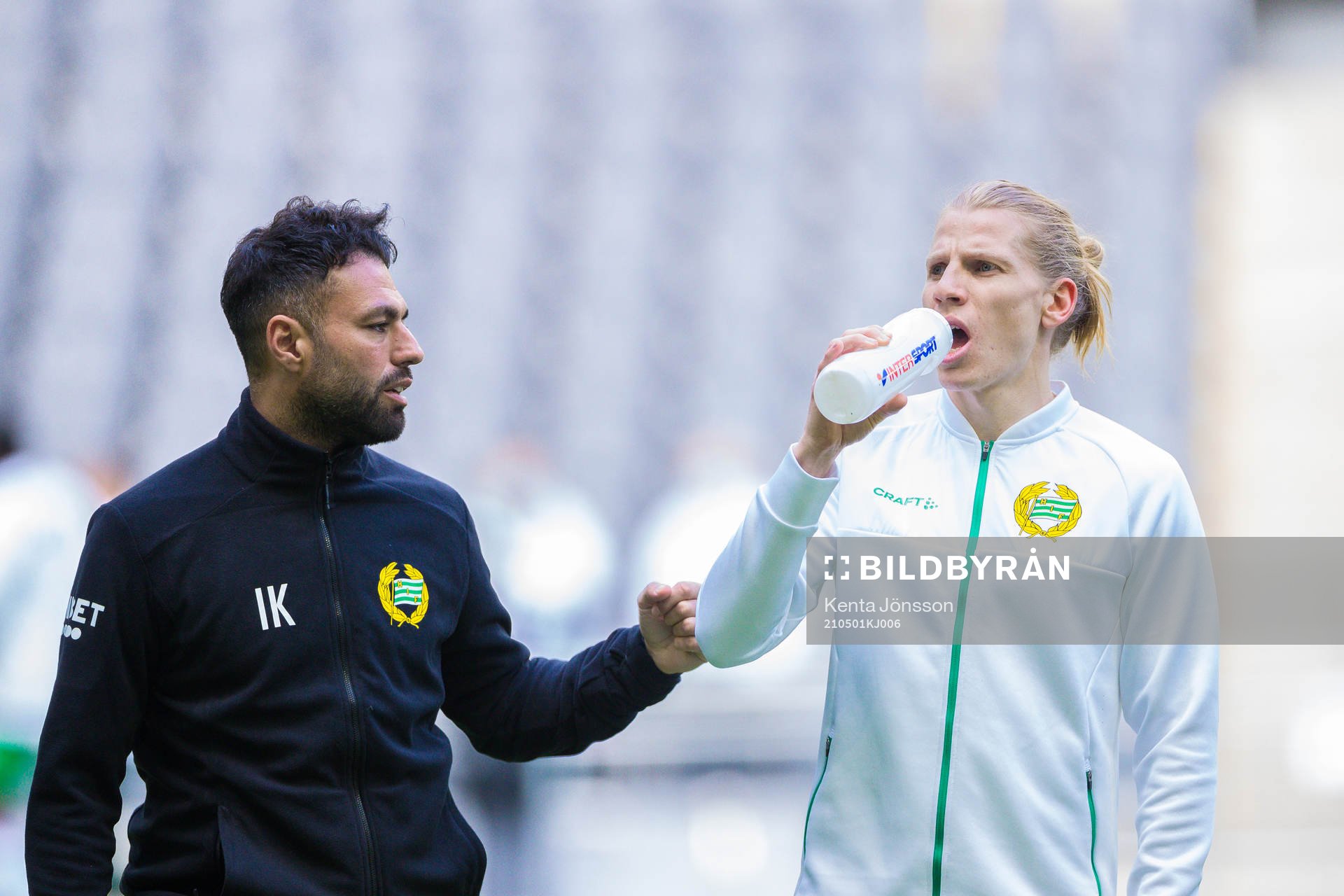 Hammarbys Imad Khalili och Gustav Ludwigson
