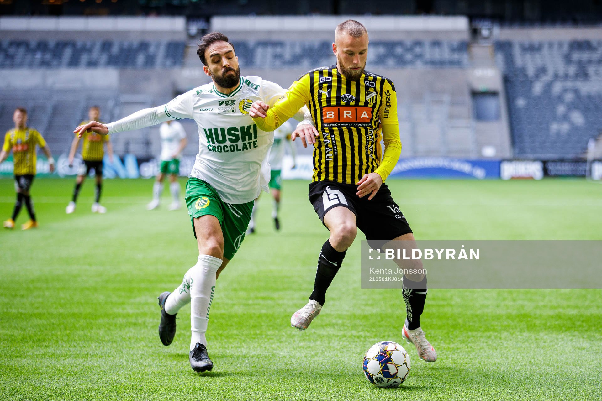 Hammarbys Abdul Khalili och Häckens Alexander Faltsetas