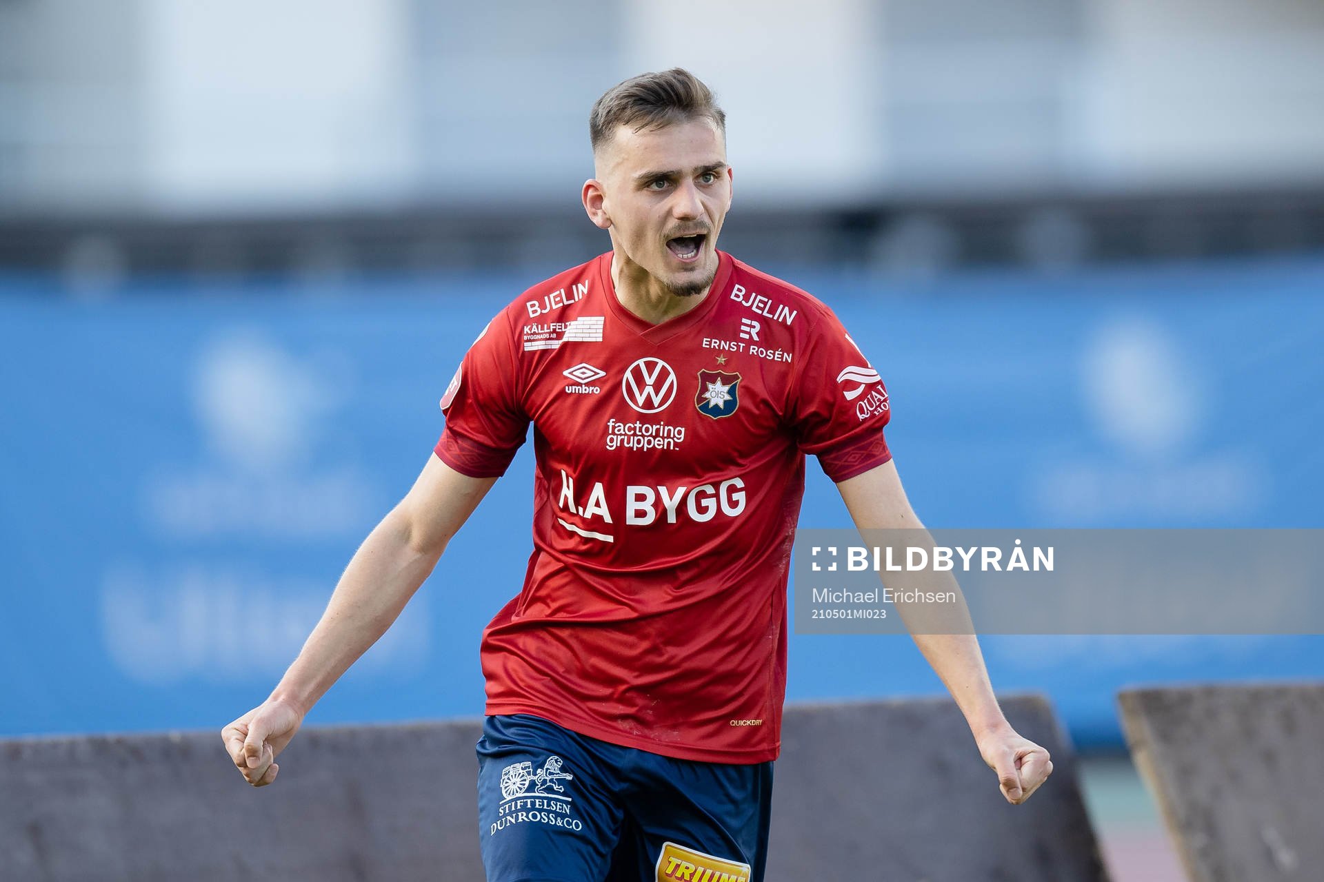 Örgrytes Ajdin Zeljkovic jublar