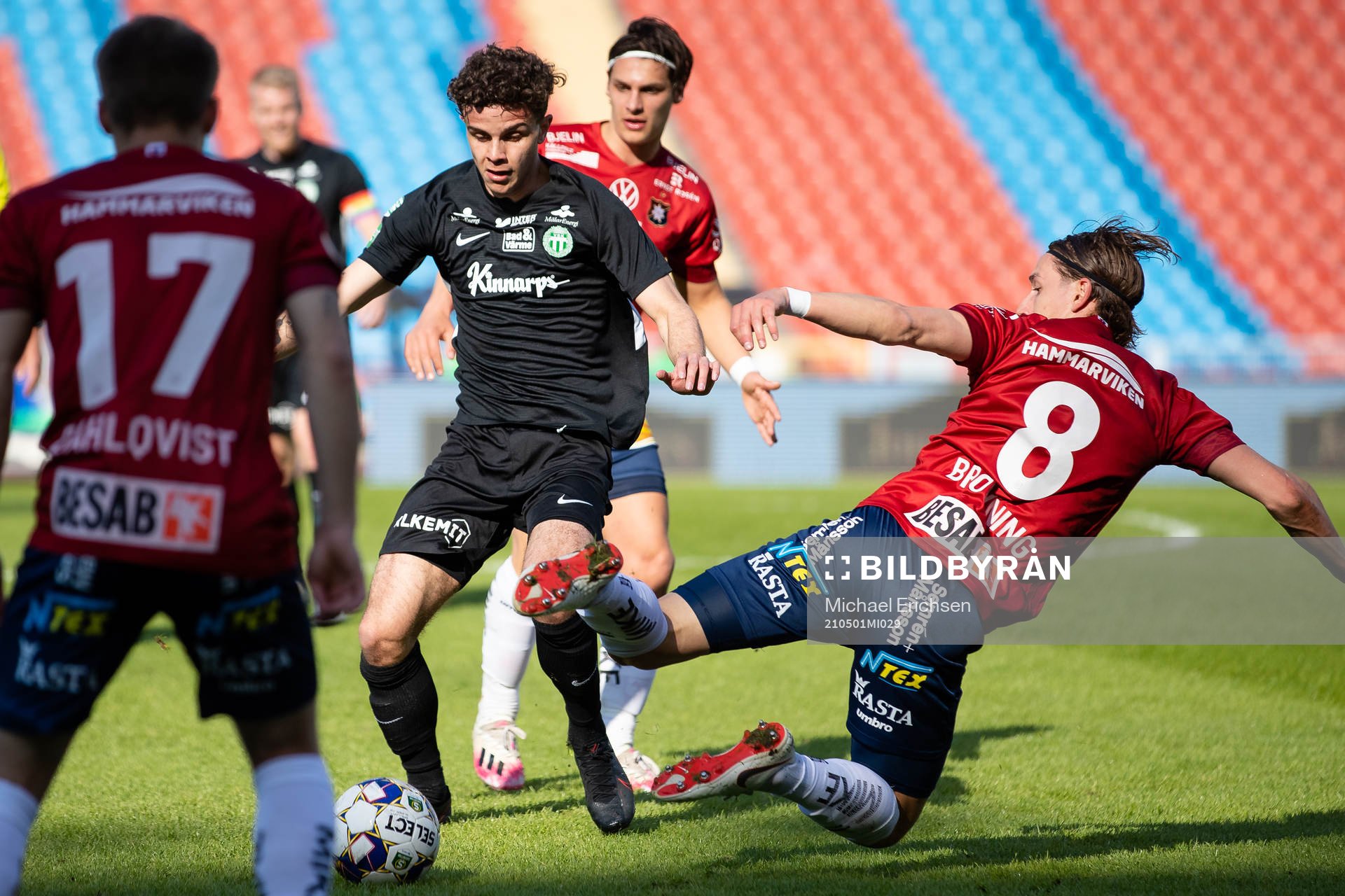 Västerås Justin Salmon och Örgrytes Lukas Browning