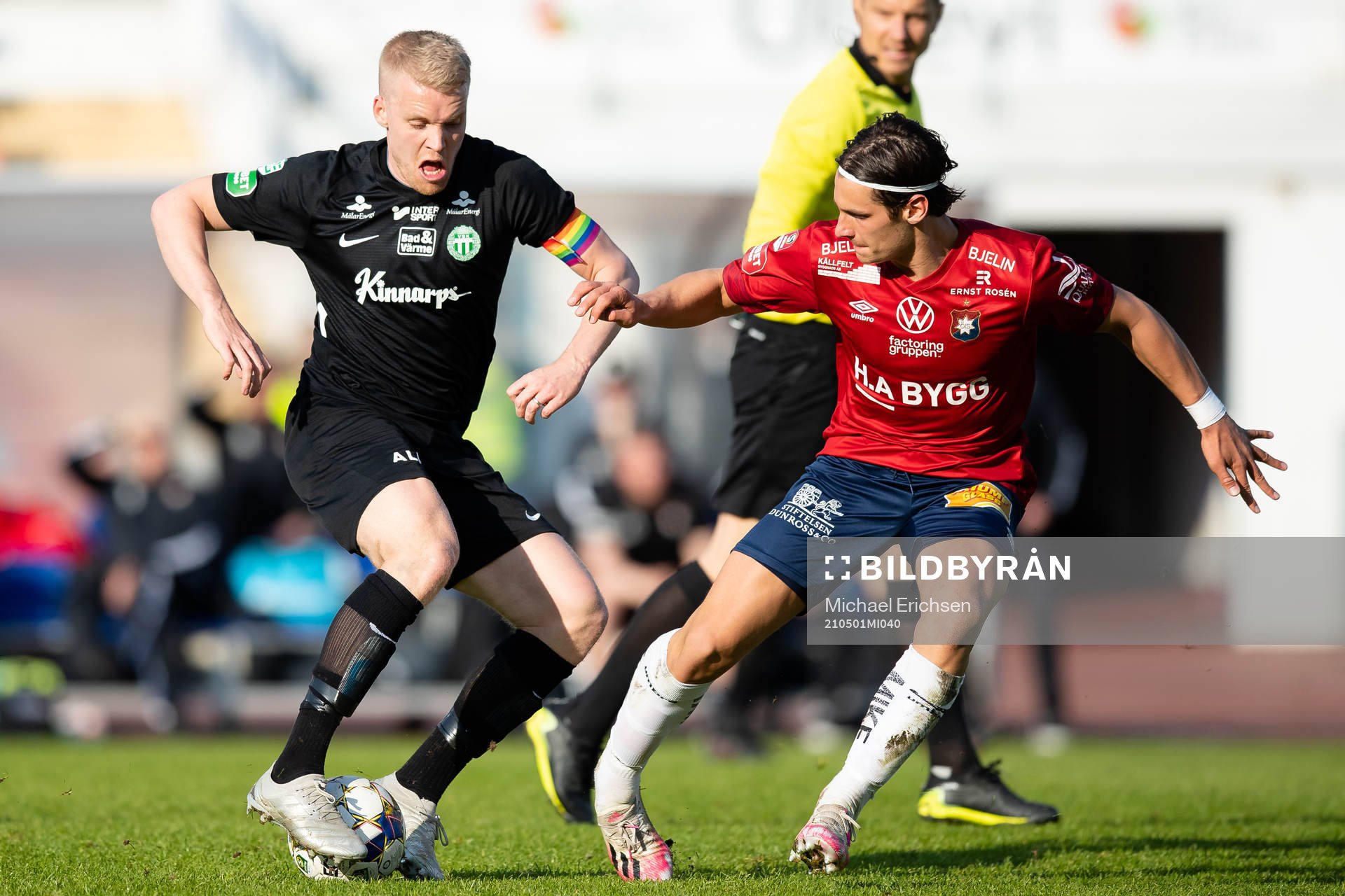 Västerås Simon Johansson och Örgrytes Kevin Ackermann